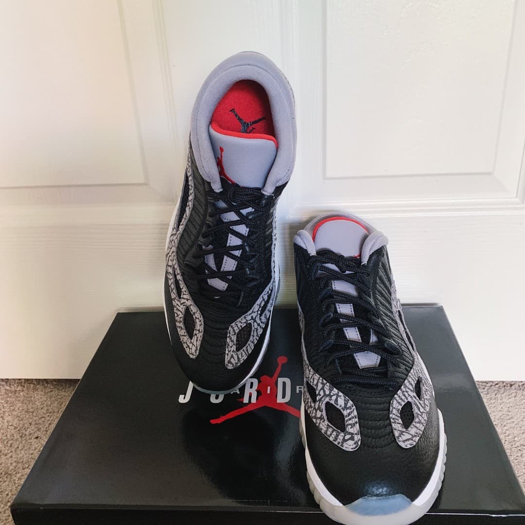 Jordan Air Jordan 11 low ie black cement - photo of buyer Паша