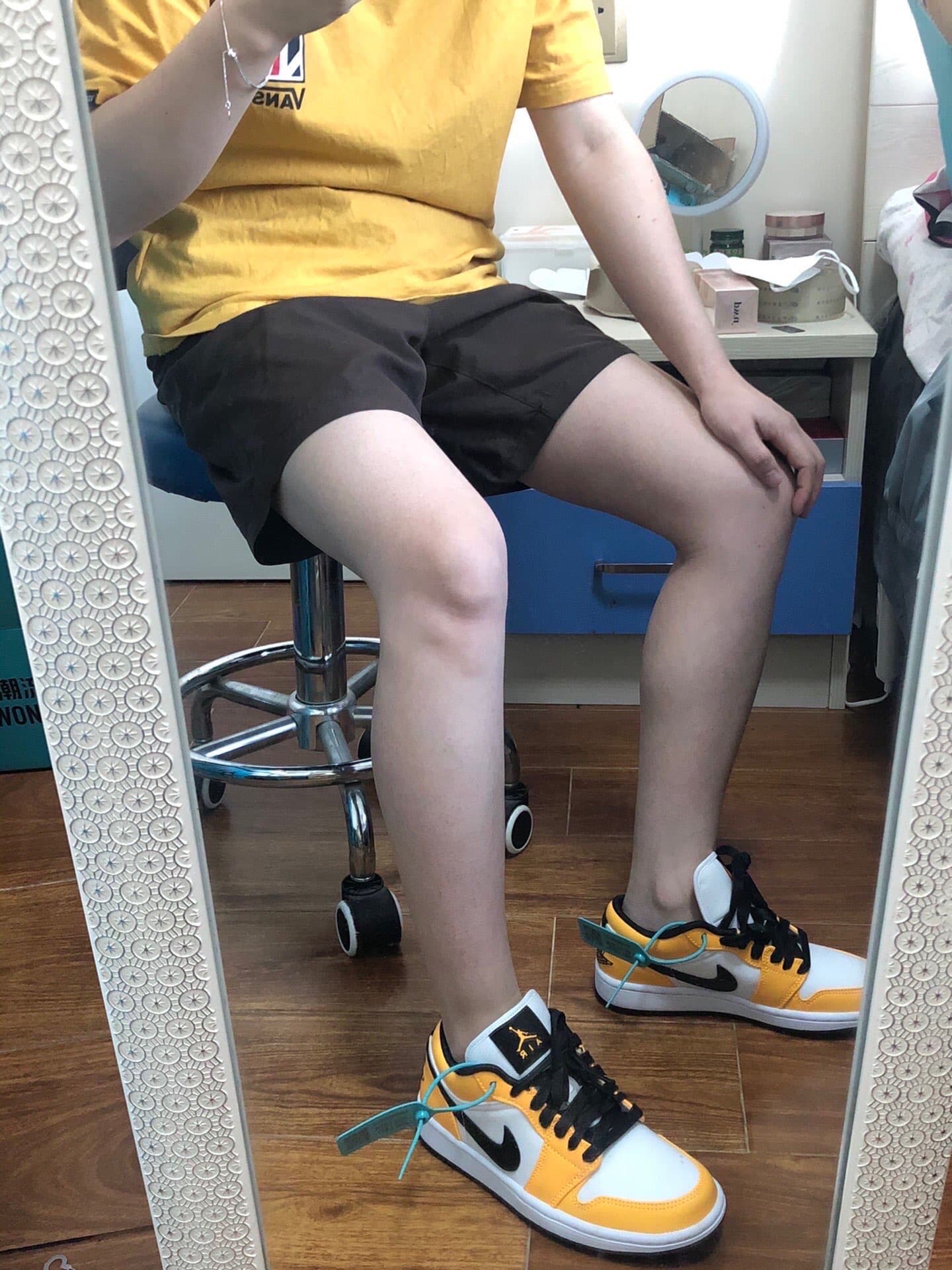Jordan Air Jordan 1 low "laser orange" - фото покупателя Леонид