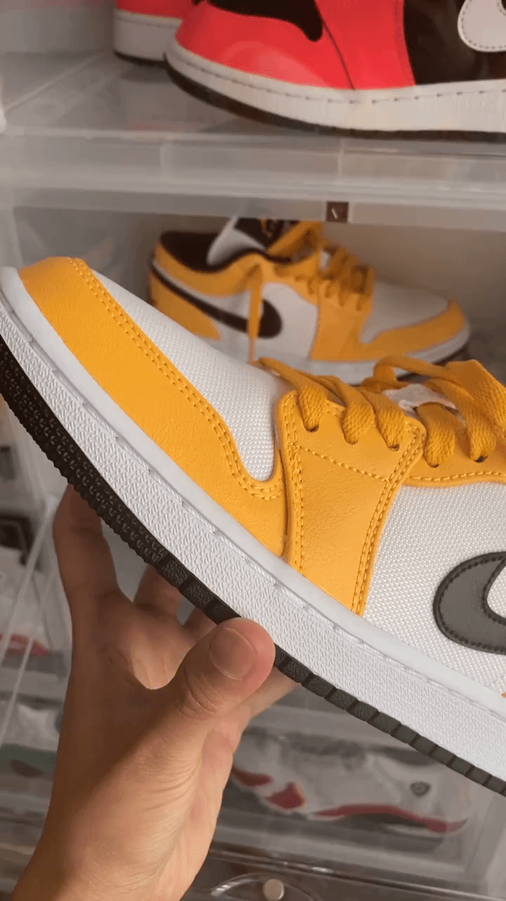 Jordan Air Jordan 1 low "laser orange" - фото покупателя Антон