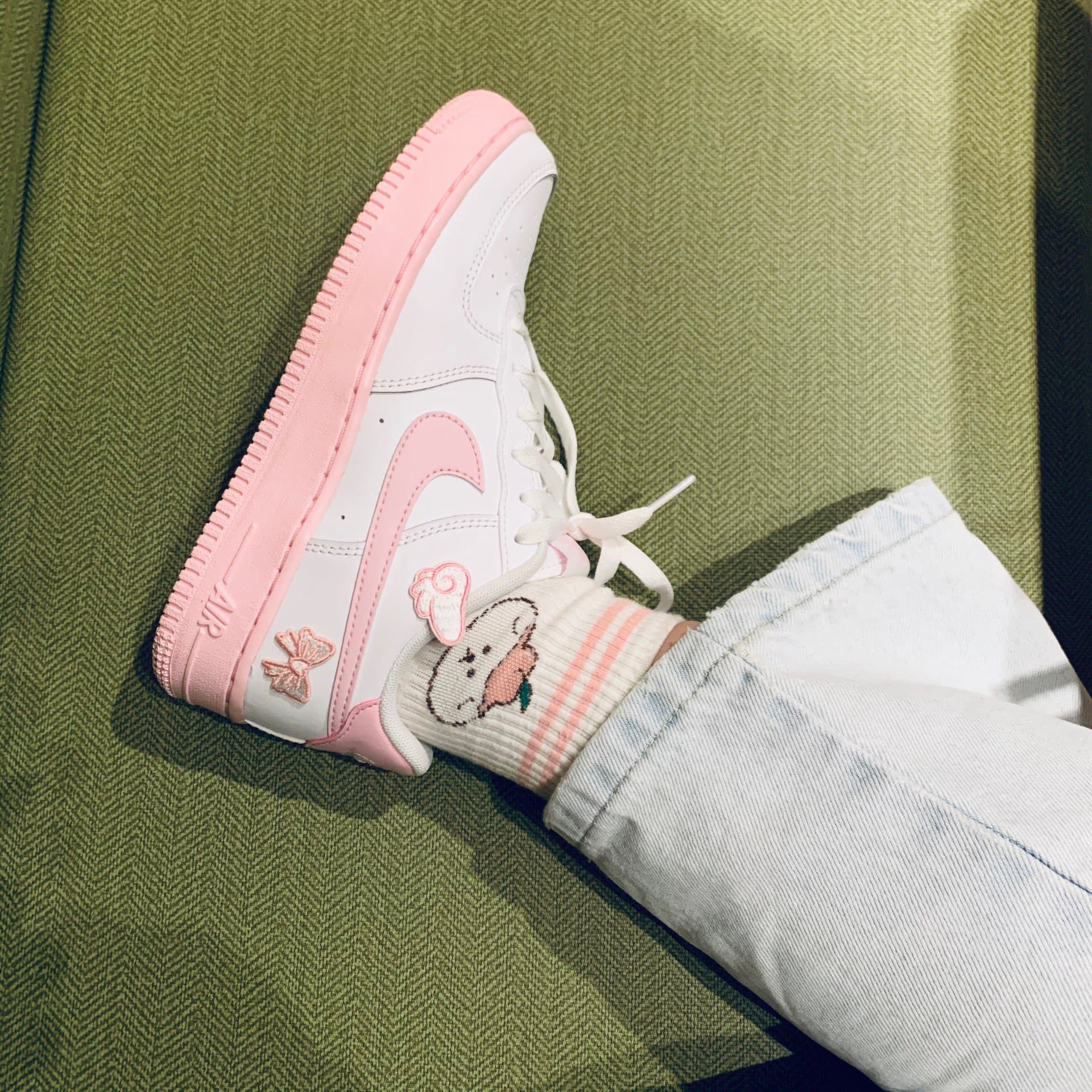 Nike Air Force 1 "White Pink Foam" - фото покупателя Валентина