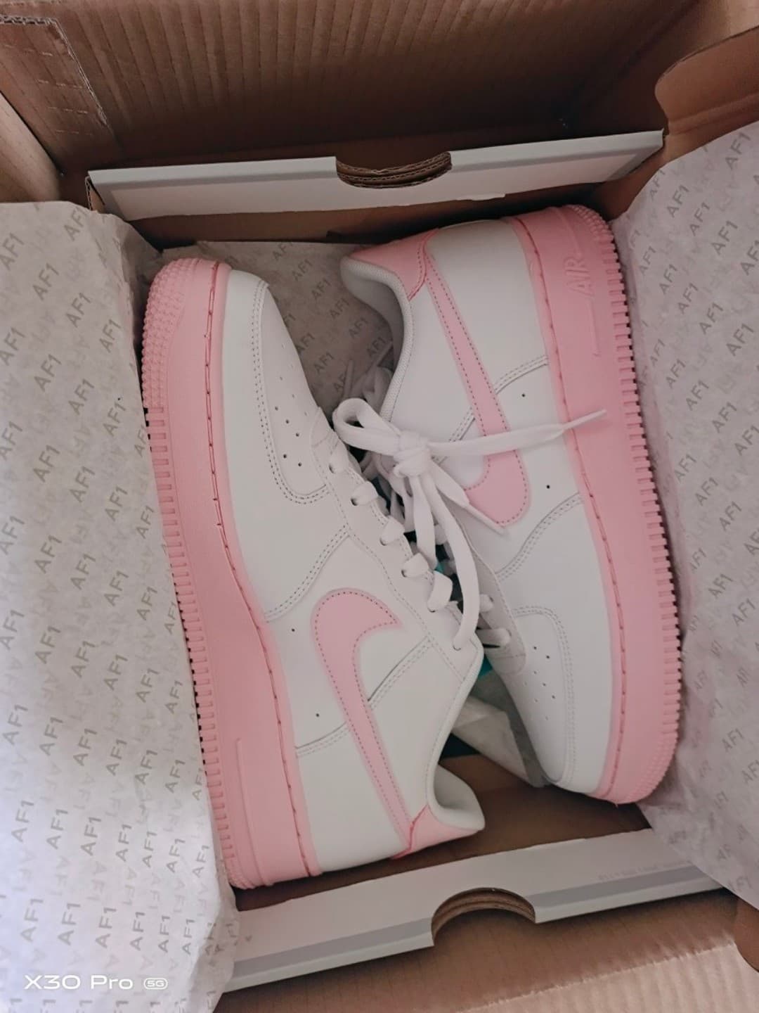 Nike Air Force 1 "White Pink Foam" - фото покупателя Екатерина