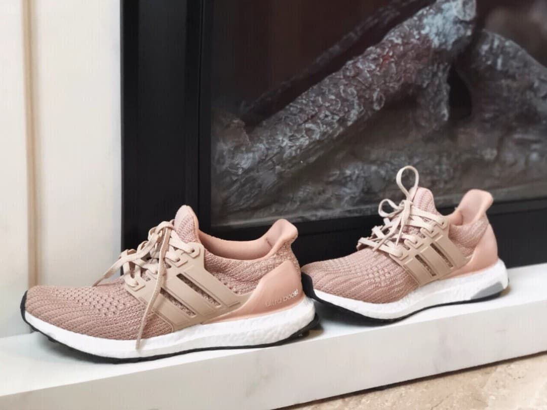 adidas UltraBoost 40 Ash Pearl Tan Khaki White - photo of buyer Полина