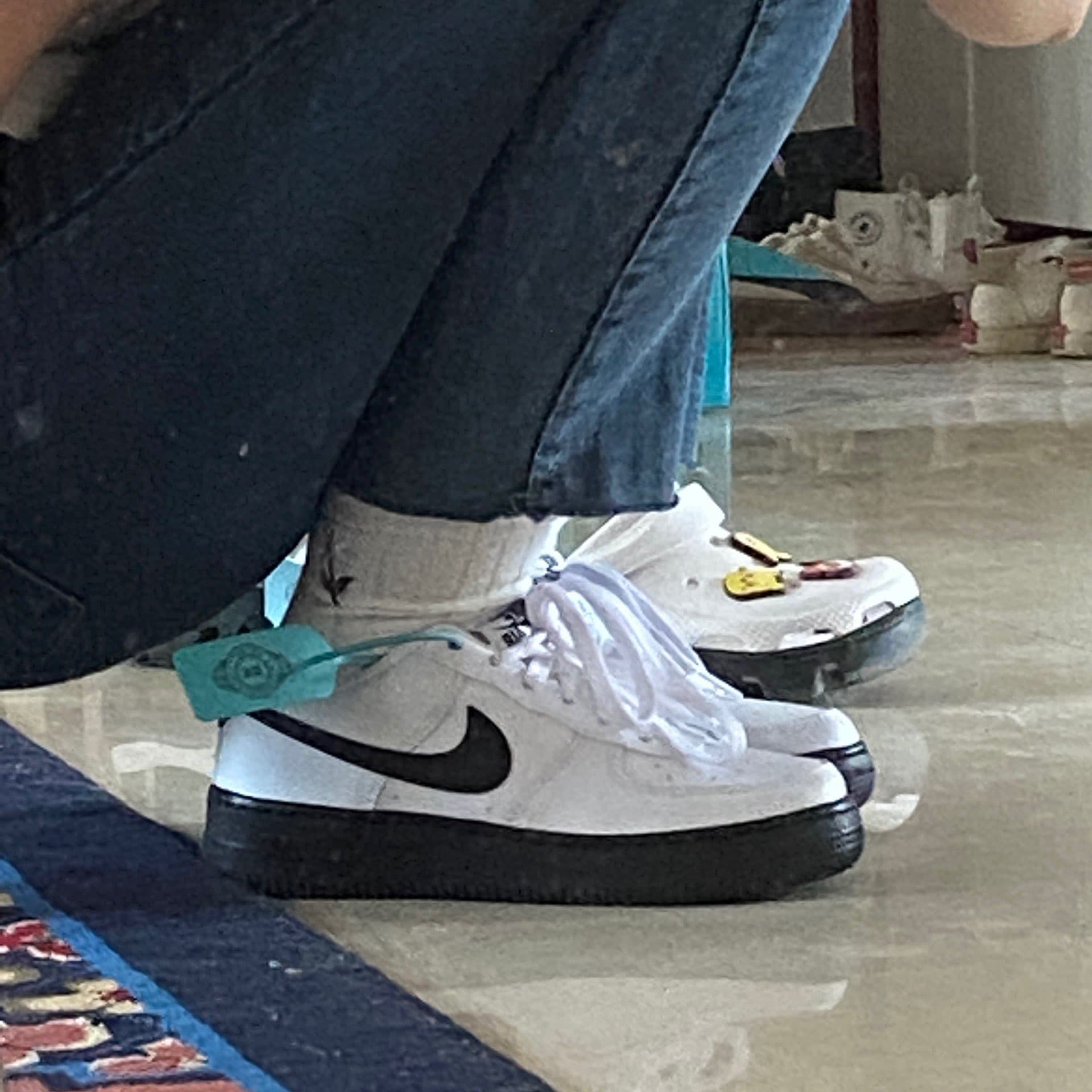 Nike Air Force 1 Low GS White/Black - фото покупателя Виктор