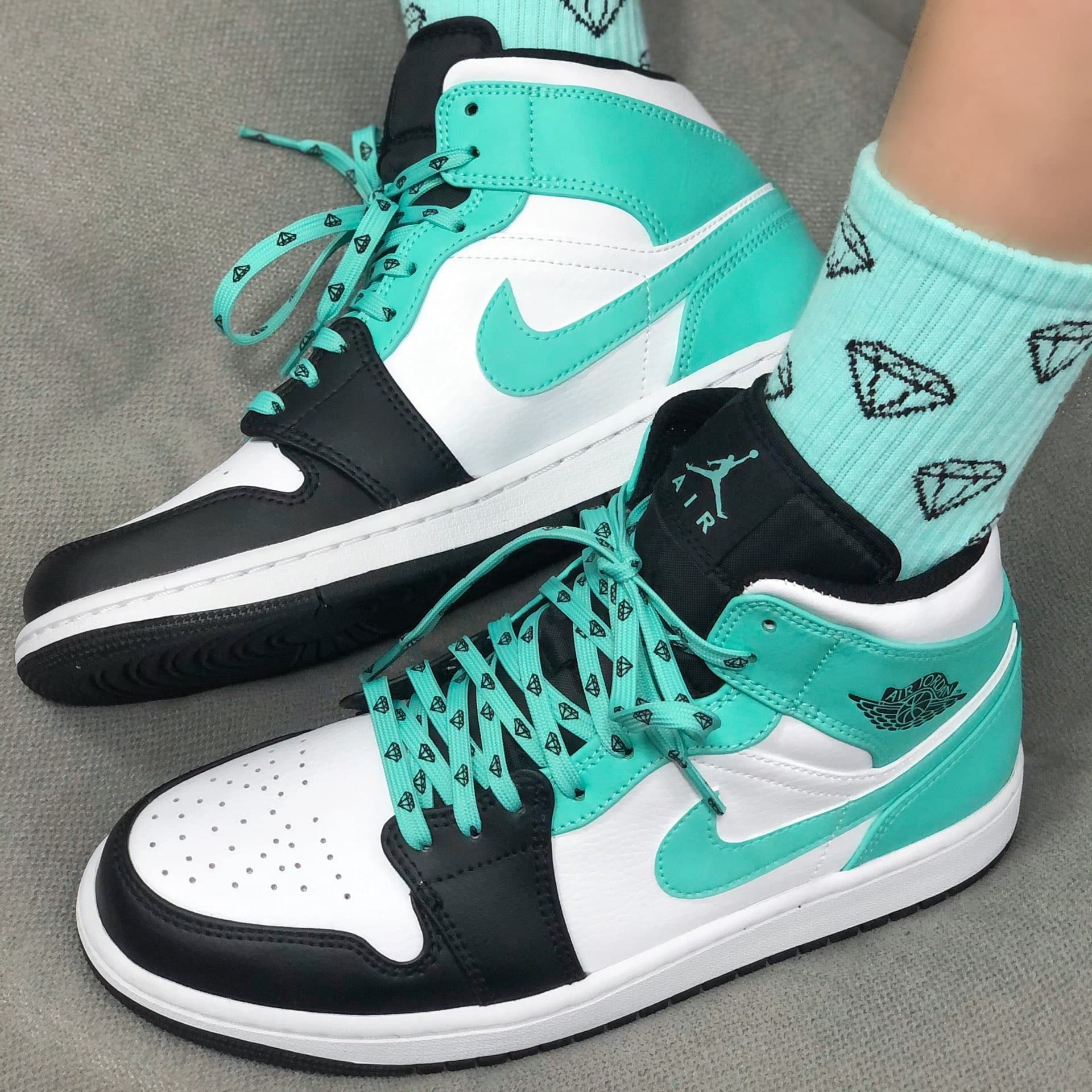Jordan Air Jordan 1 mid "island green" - фото покупателя Никита