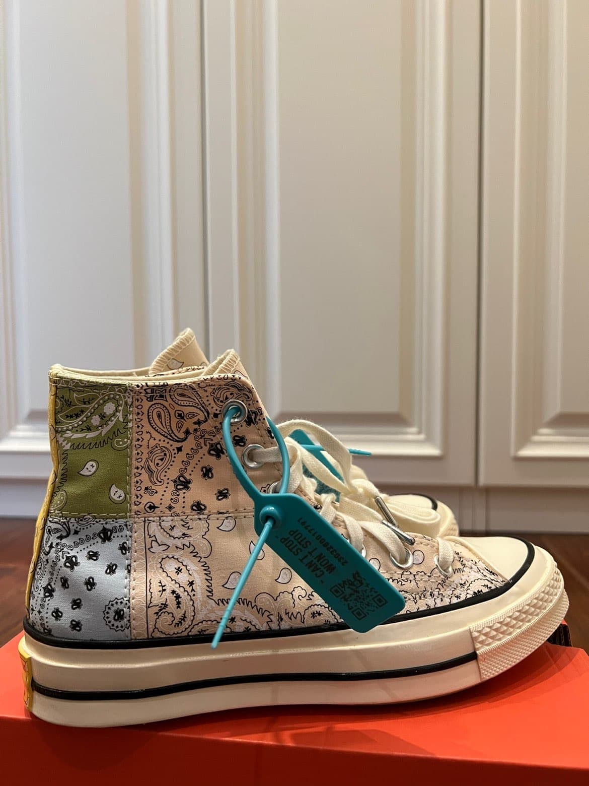 offspring paisley x Converse 1970s pathwork chuck - фото покупателя Василий