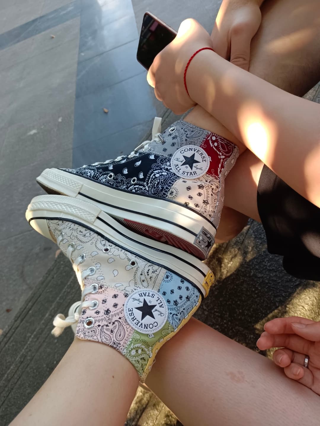 offspring paisley x Converse 1970s pathwork chuck - фото покупателя Женя