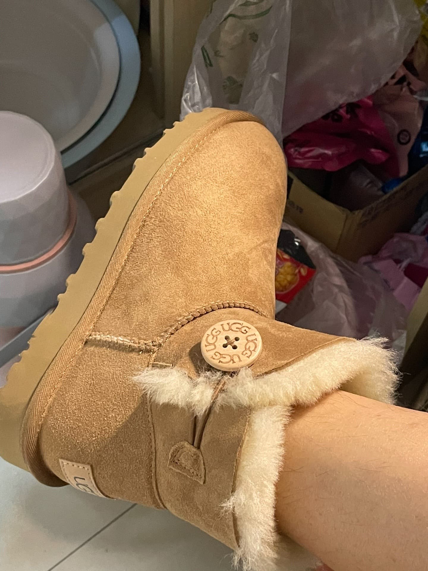 UGG Bailey Mini Bailey Button II Boot - фото покупателя Кристина