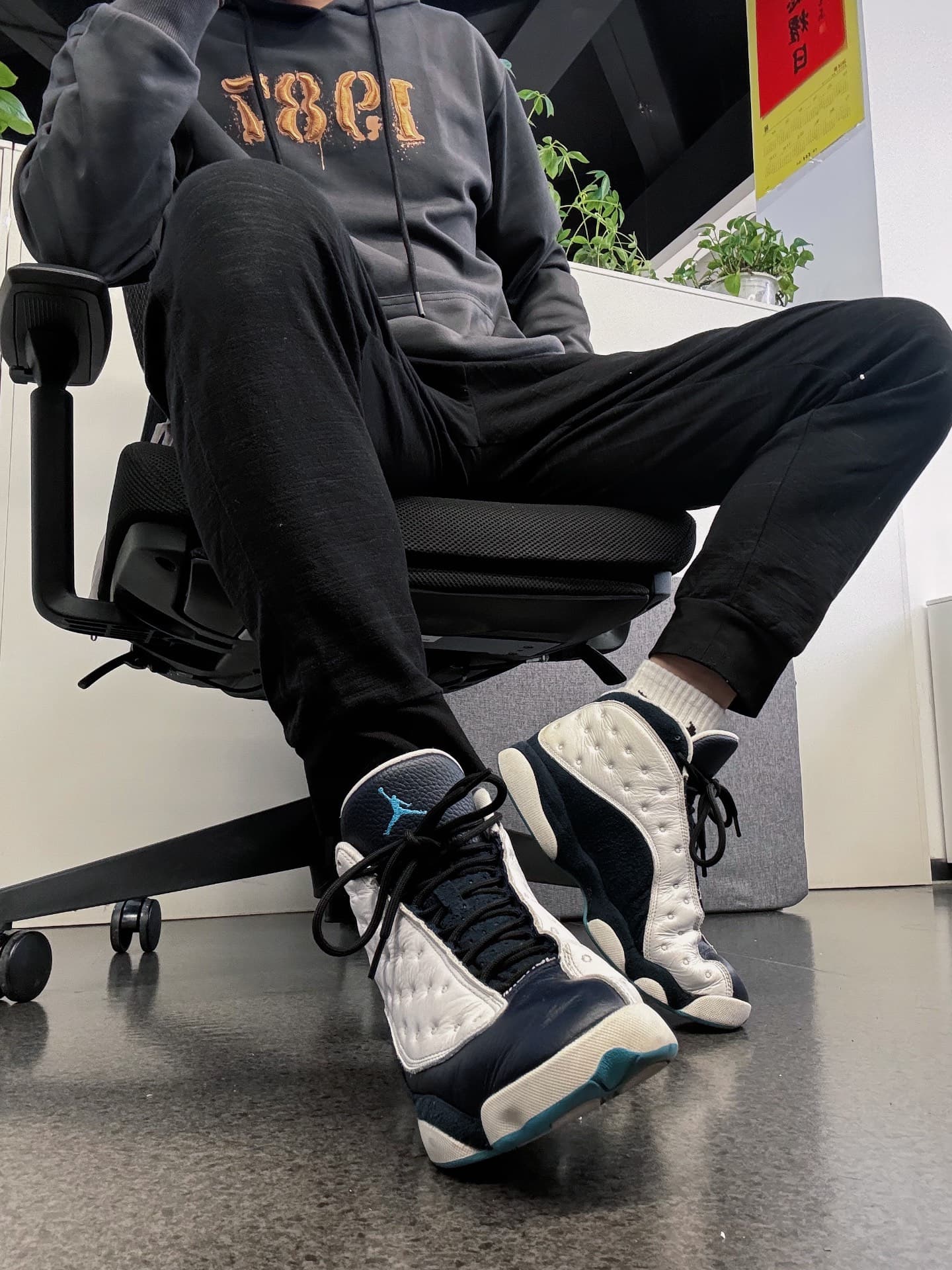 Jordan Air Jordan 13 retro "obsidian" - фото покупателя Гена