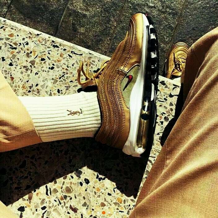 Nike Air Max 97 Metallic Gold - фото покупателя Евгения