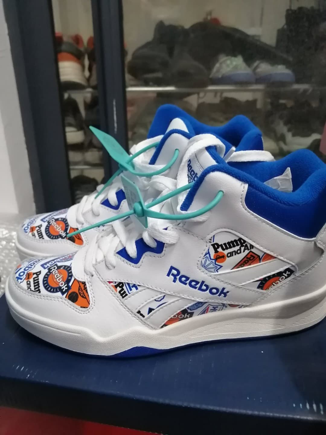 Reebok Royal HI2 Sport Shoes White/Blue - фото покупателя Саша