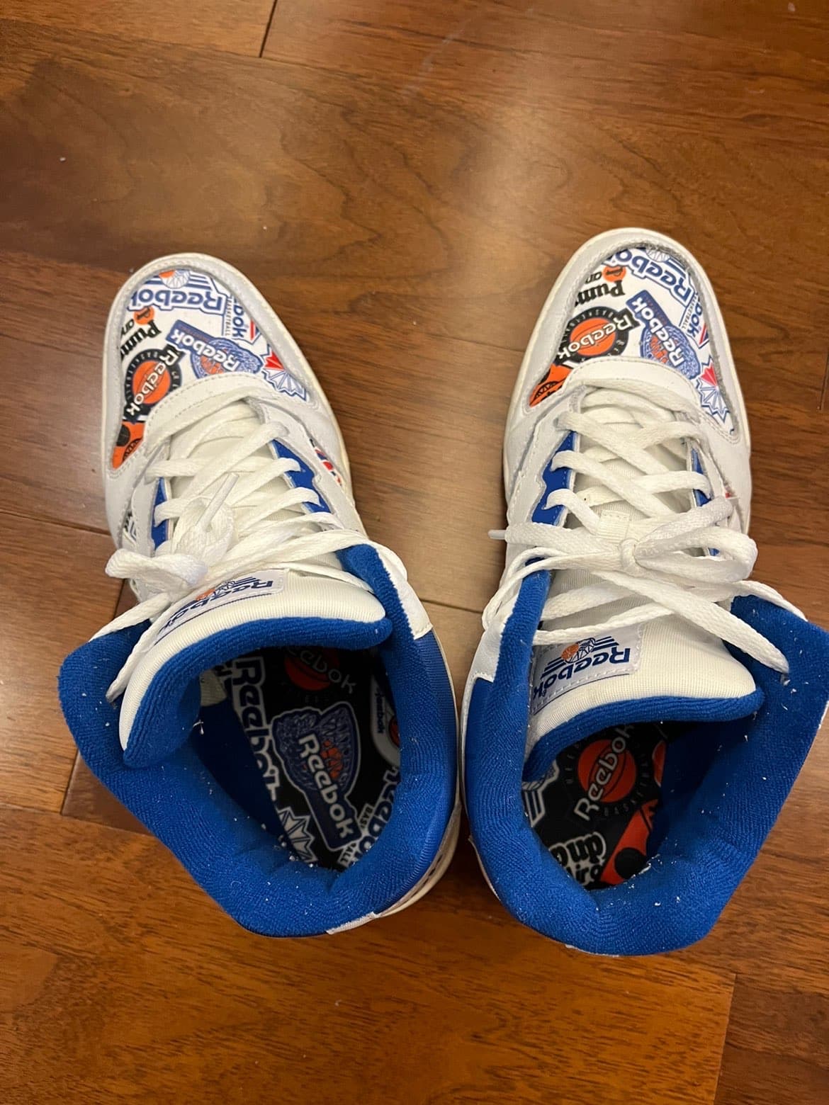 Reebok Royal HI2 Sport Shoes White/Blue - фото покупателя Руслан
