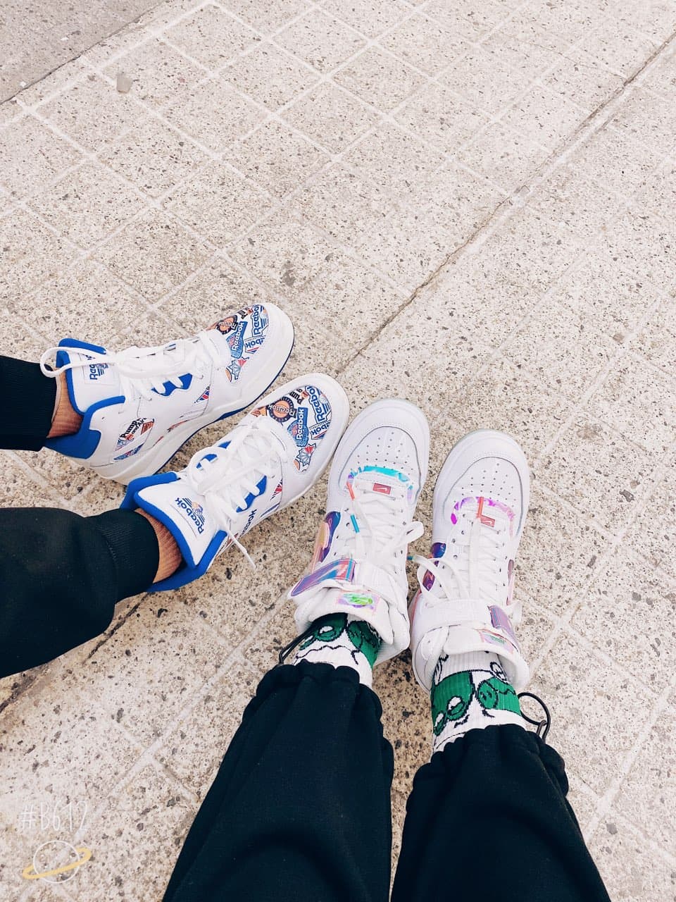 Reebok Royal HI2 Sport Shoes White/Blue - фото покупателя Рита
