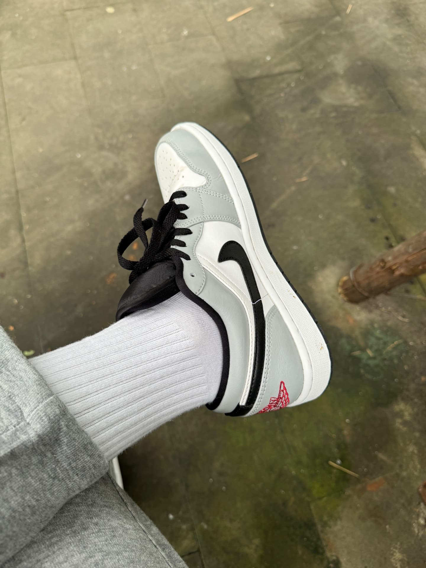 Jordan Air Jordan 1 Light Smoke Grey " Dior - фото покупателя Алина