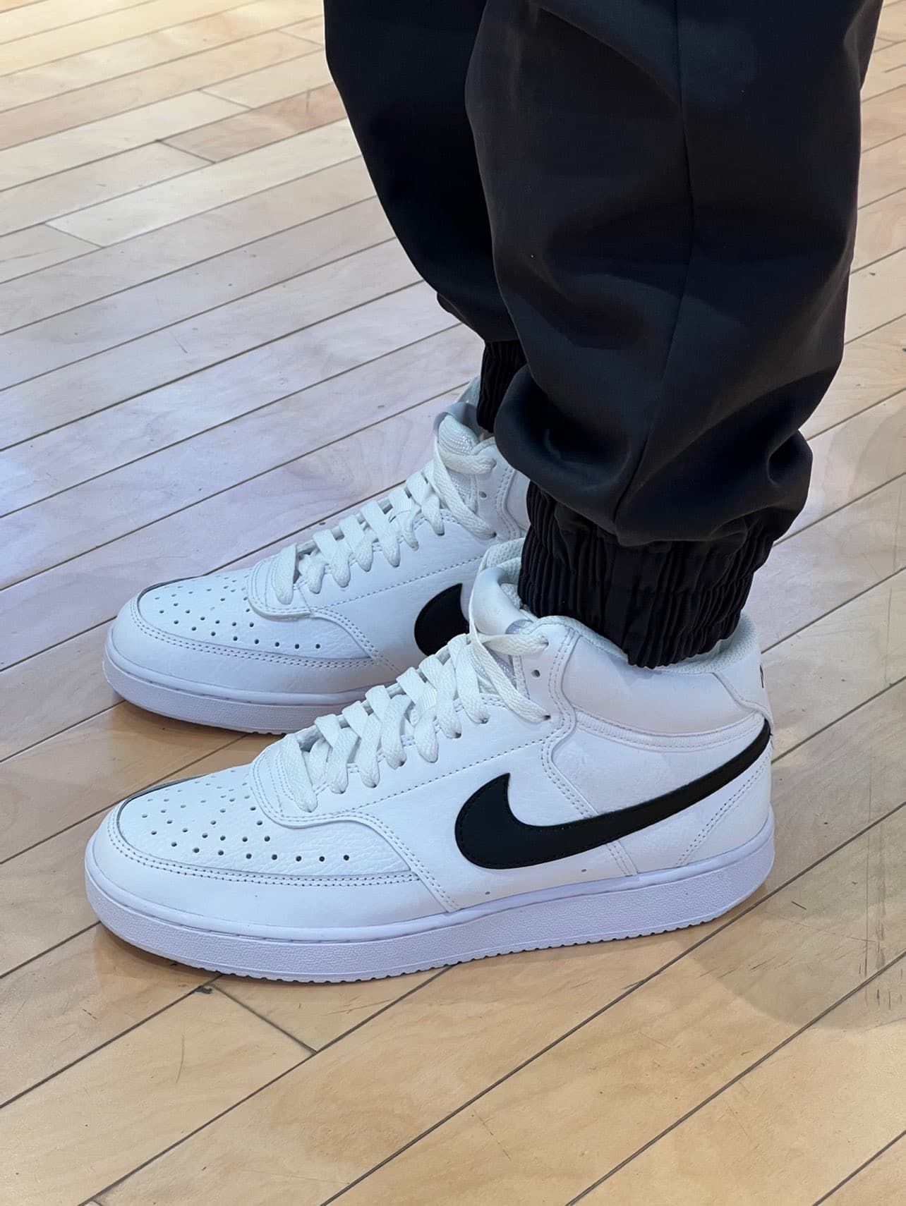 Nike Court Vision 1 Mid "White Black" - фото покупателя Леонид
