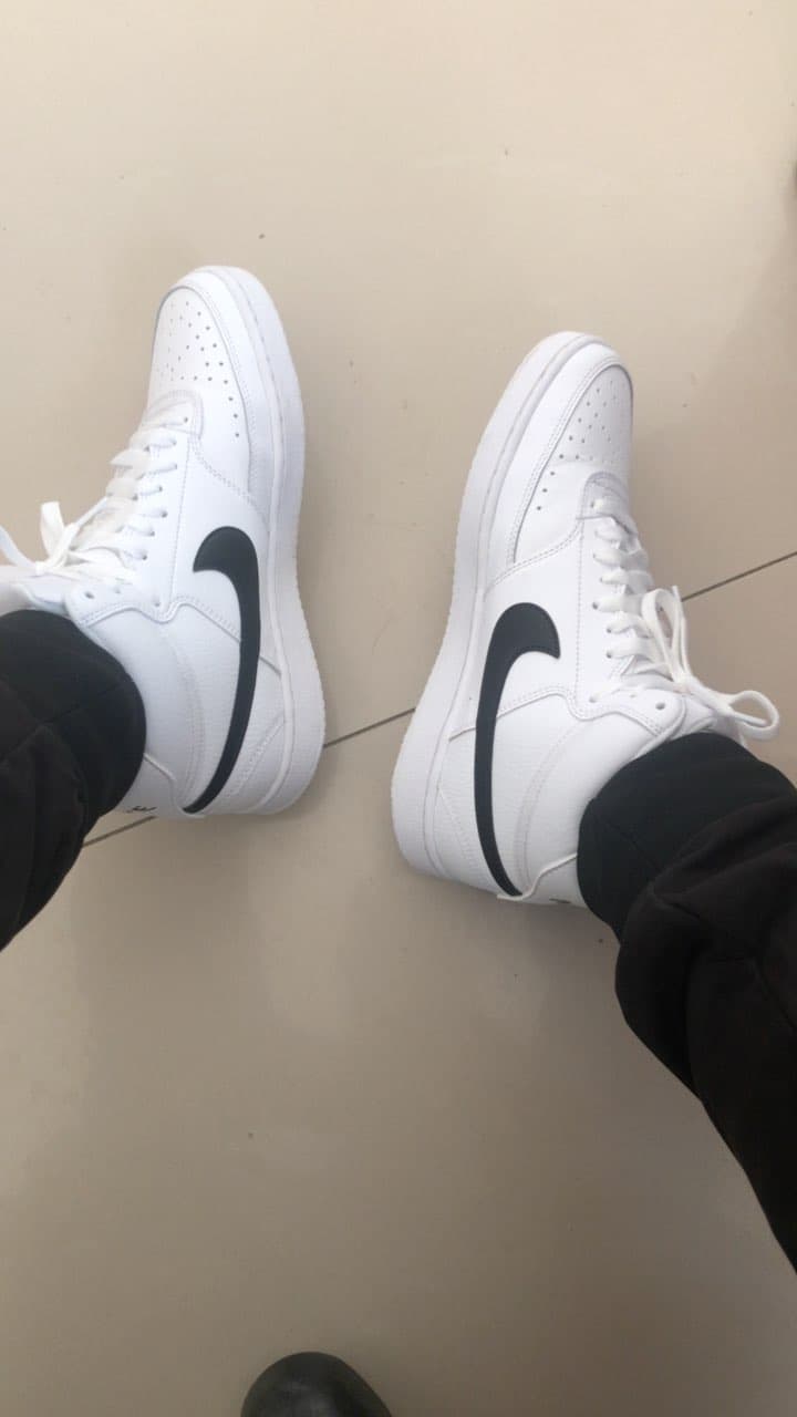 Nike Court Vision 1 Mid "White Black" - фото покупателя Михаил