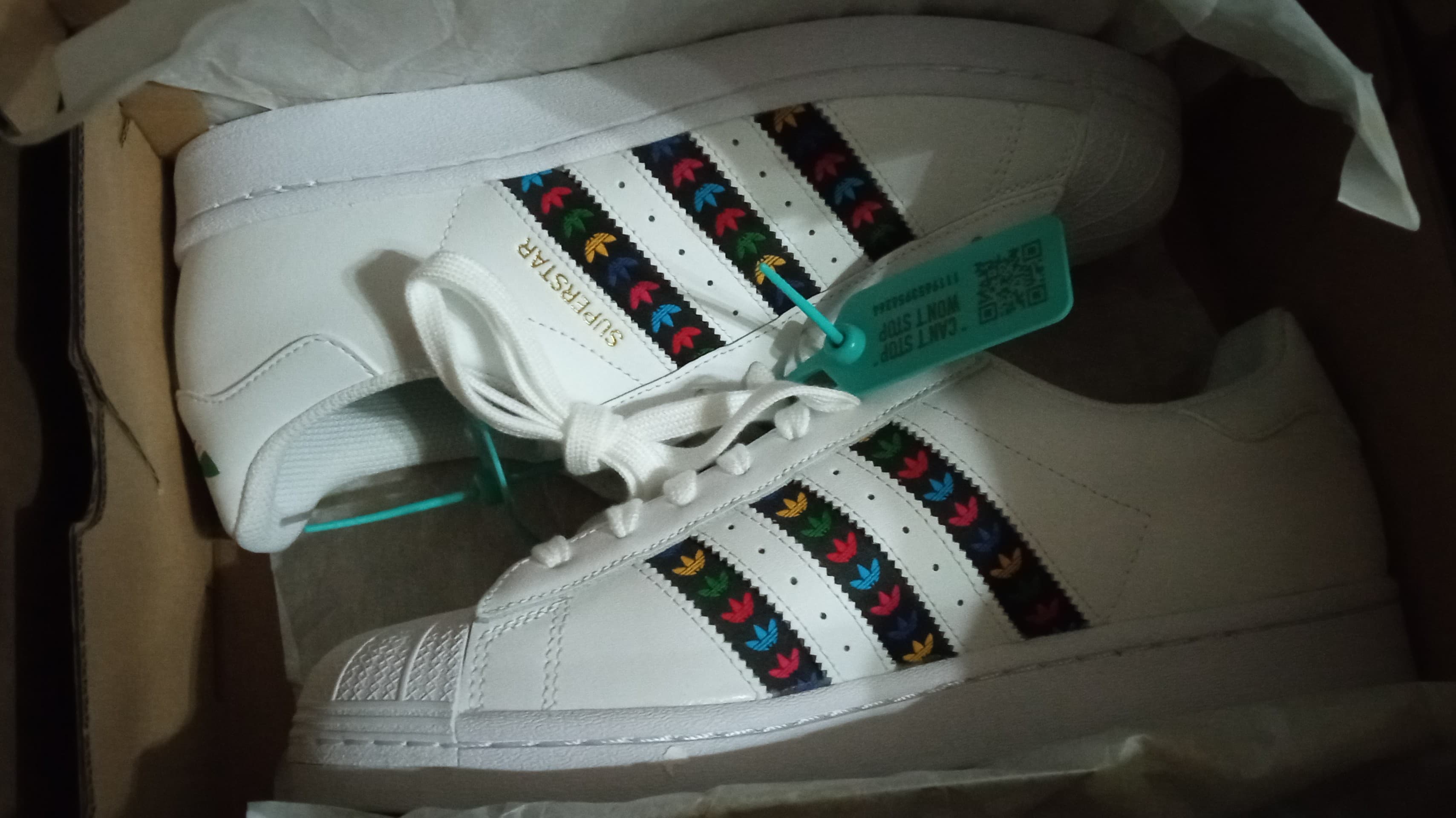 adidas originals Superstar White Multi Unisex - photo of buyer Лиза