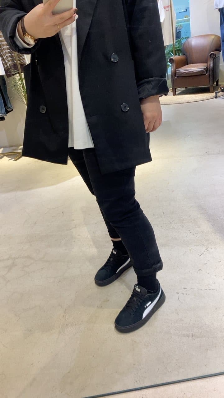 Puma Smash Platform Suede "Black White" - фото покупателя Дима