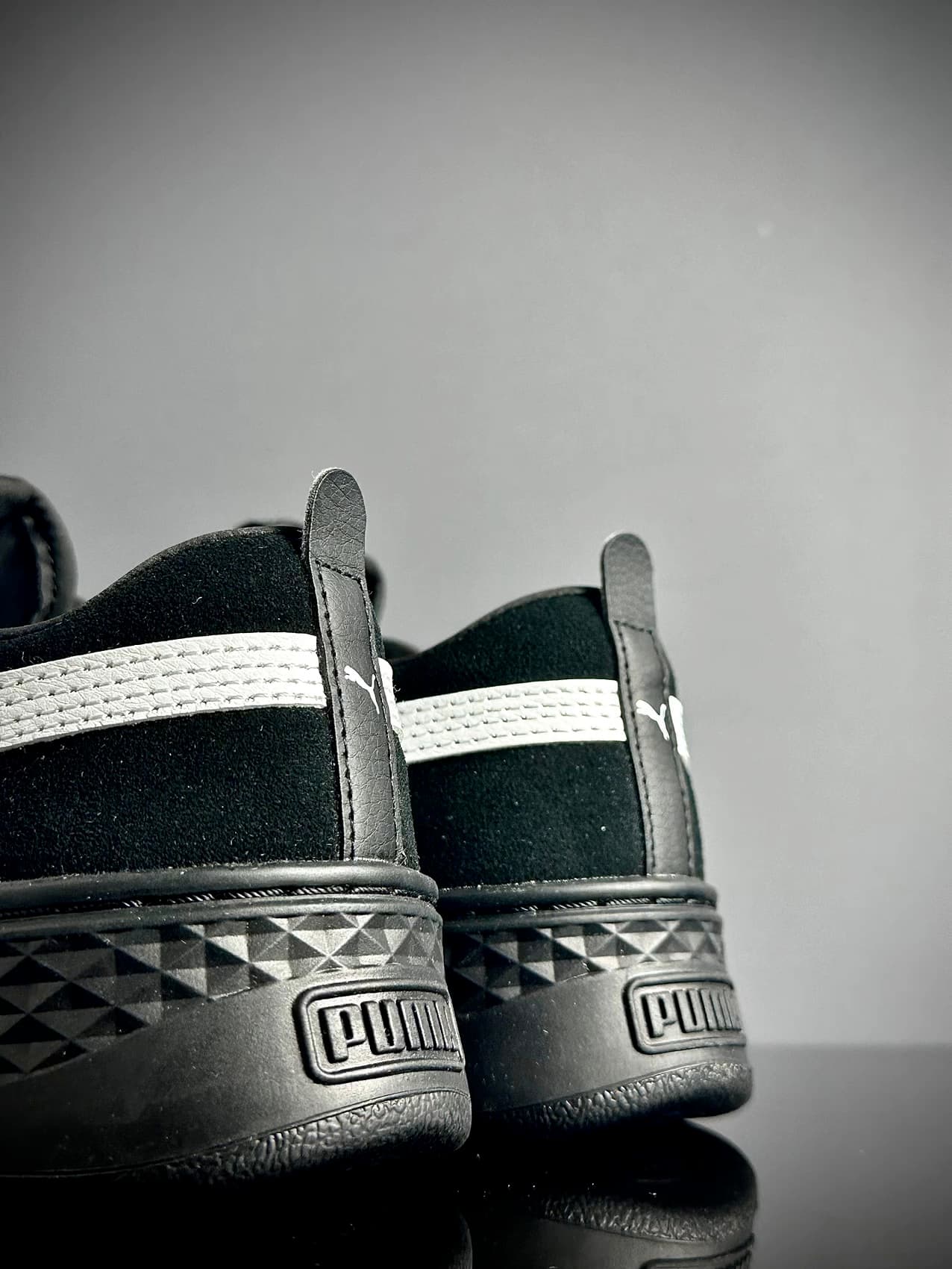 Puma Smash Platform Suede "Black White" - фото покупателя Юля