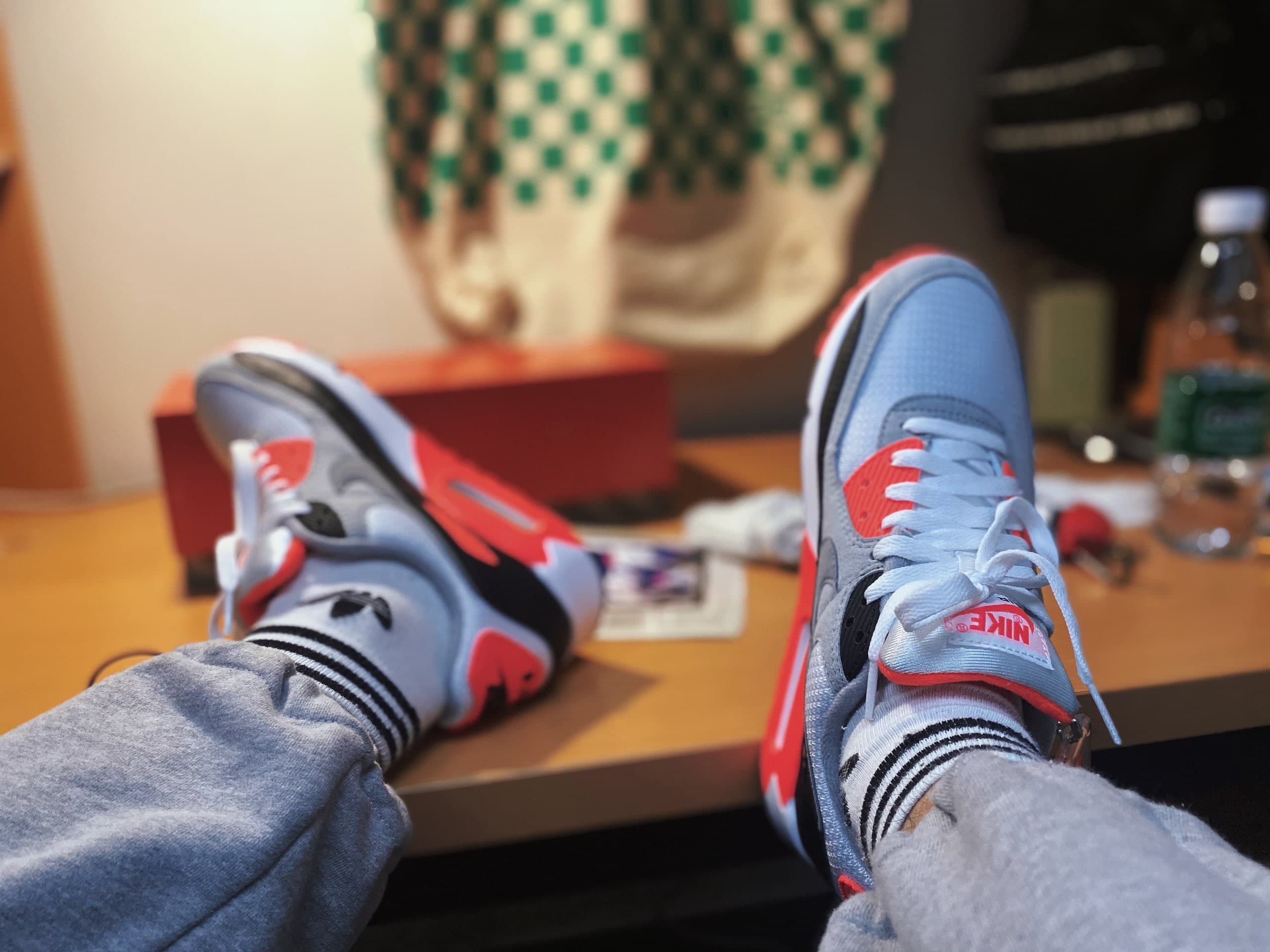 Nike Air Max 90 Infrared 2020 - фото покупателя Наташа
