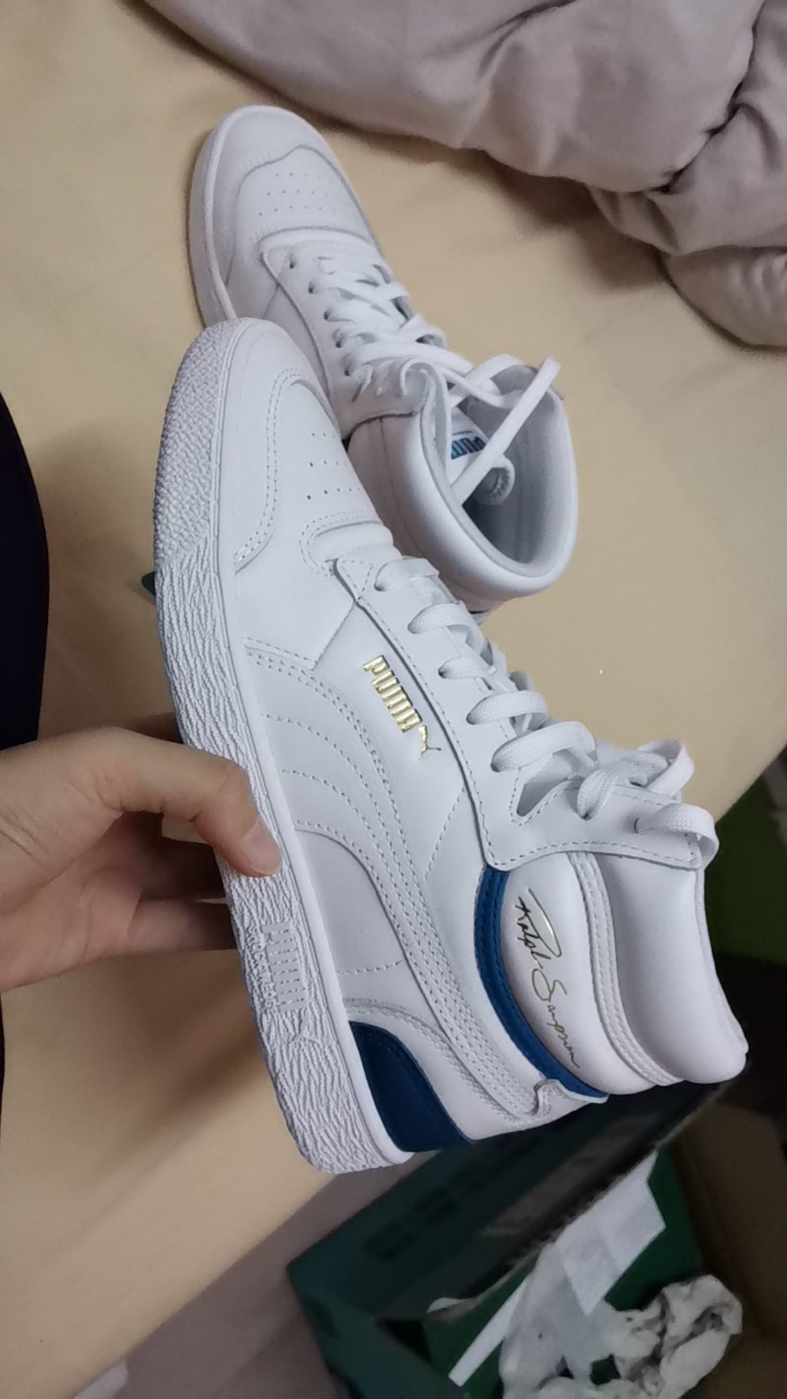 Puma Ralph Sampson Mid White Digi Blue - фото покупателя Леонид