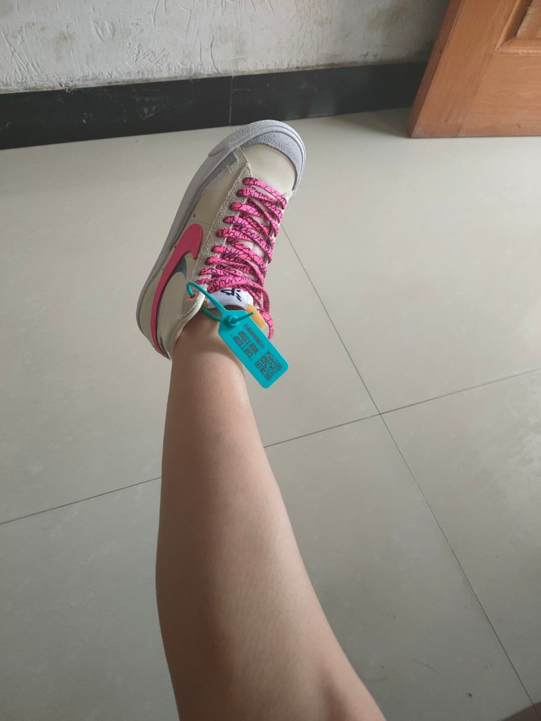 Nike Blazer Mid '77 "Cream Red Blue" - фото покупателя Алла