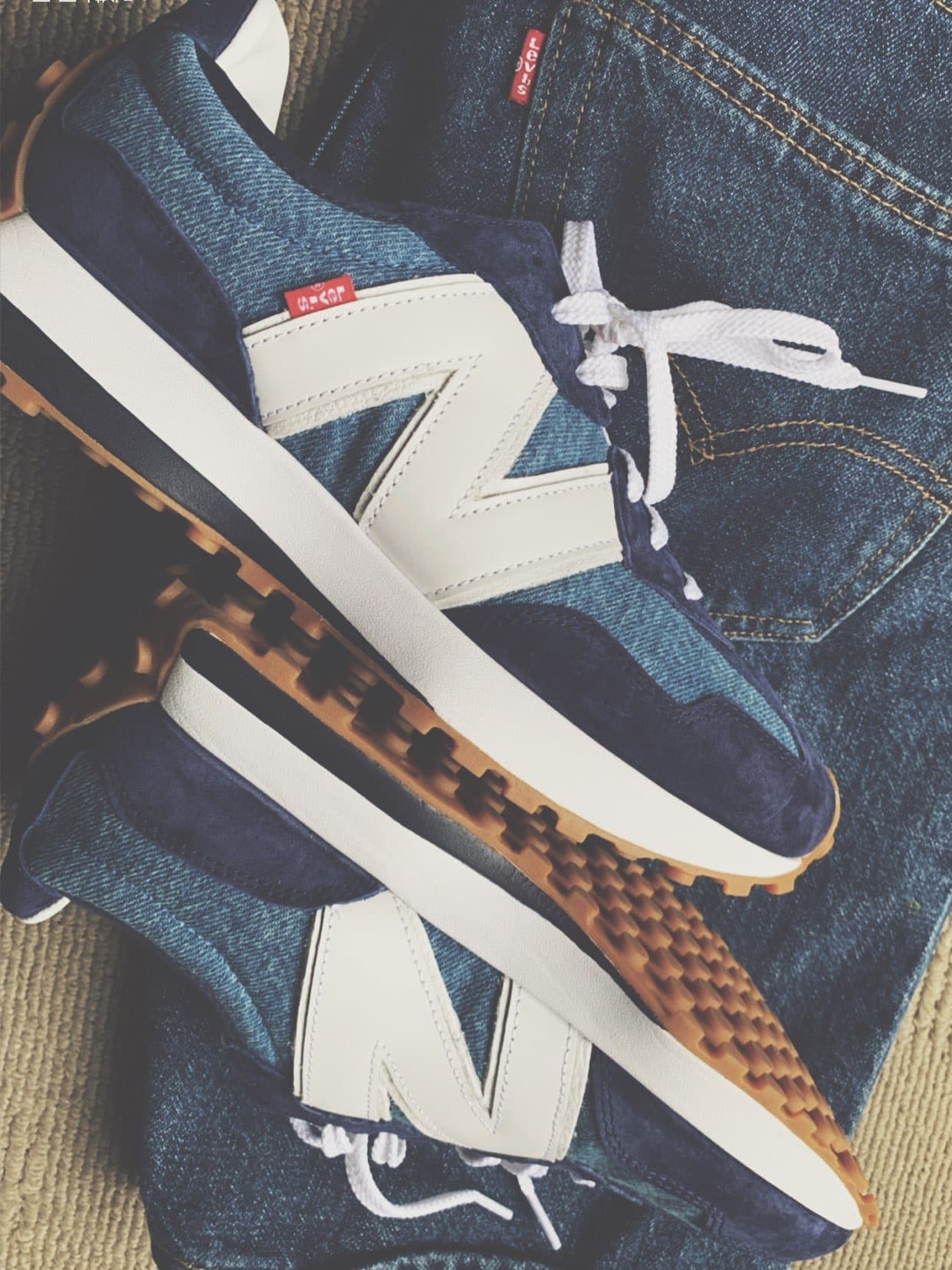 Levi's x NB 327 Indigio Denim (полнота: D) - фото покупателя Лера