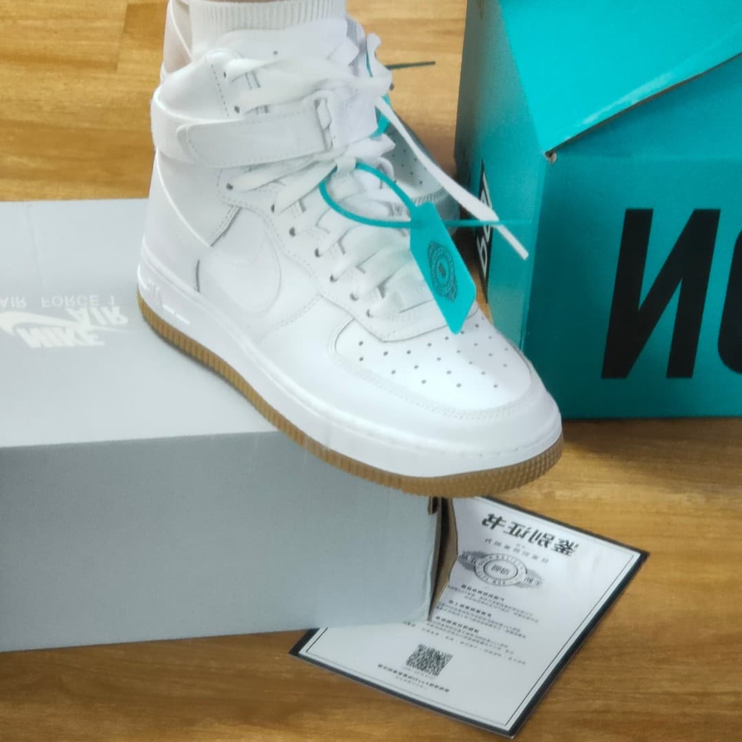 Nike Air Force 1 High GS White Gum - фото покупателя Миша
