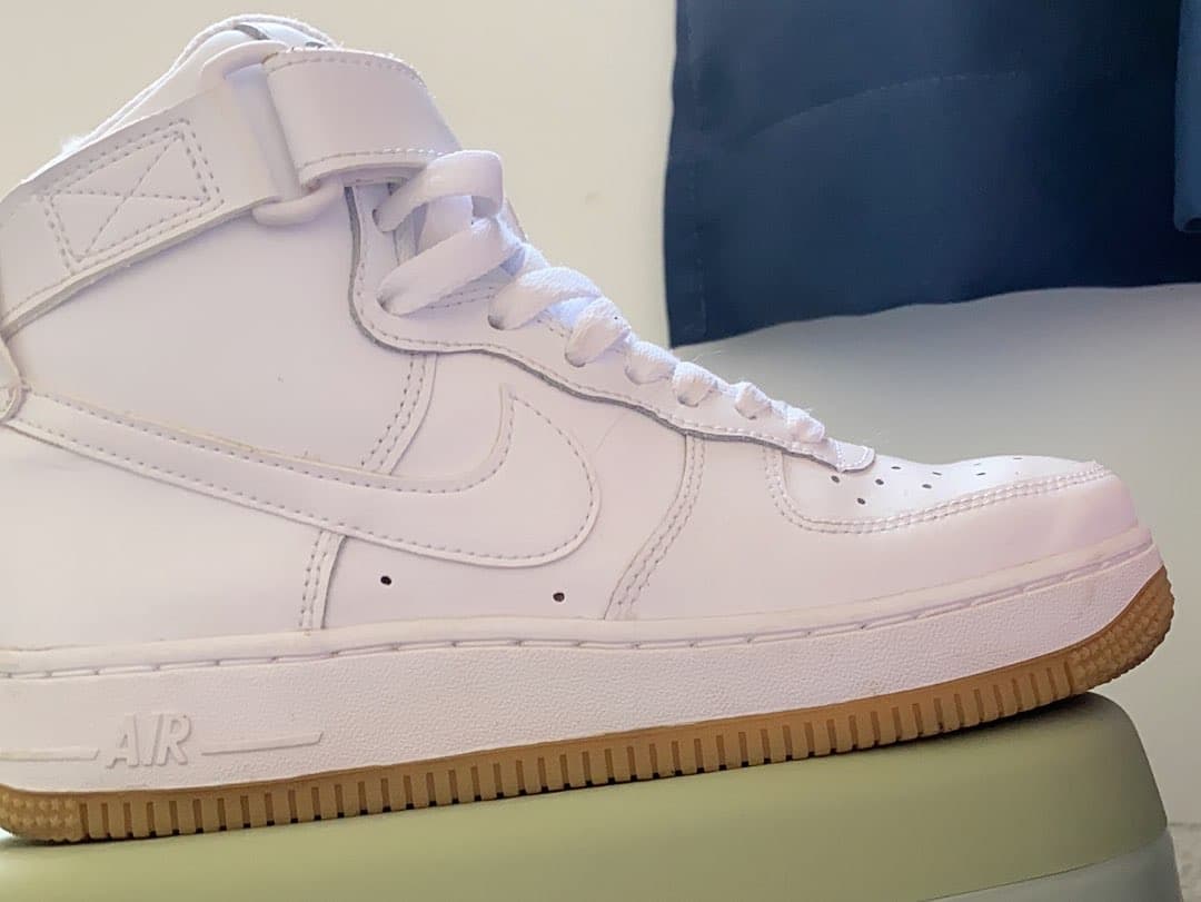 Nike Air Force 1 High GS White Gum - фото покупателя Егор