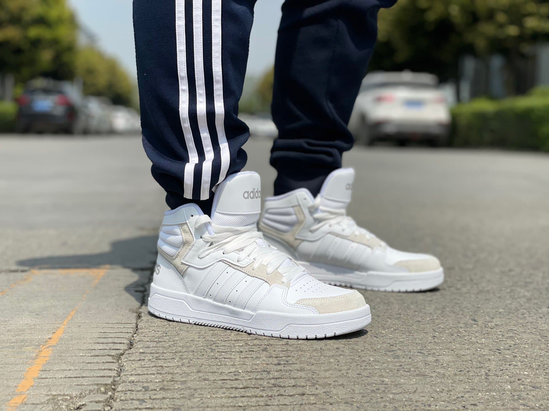 adidas neo Entrap Mid White Dove Grey Cloud - фото покупателя Максим