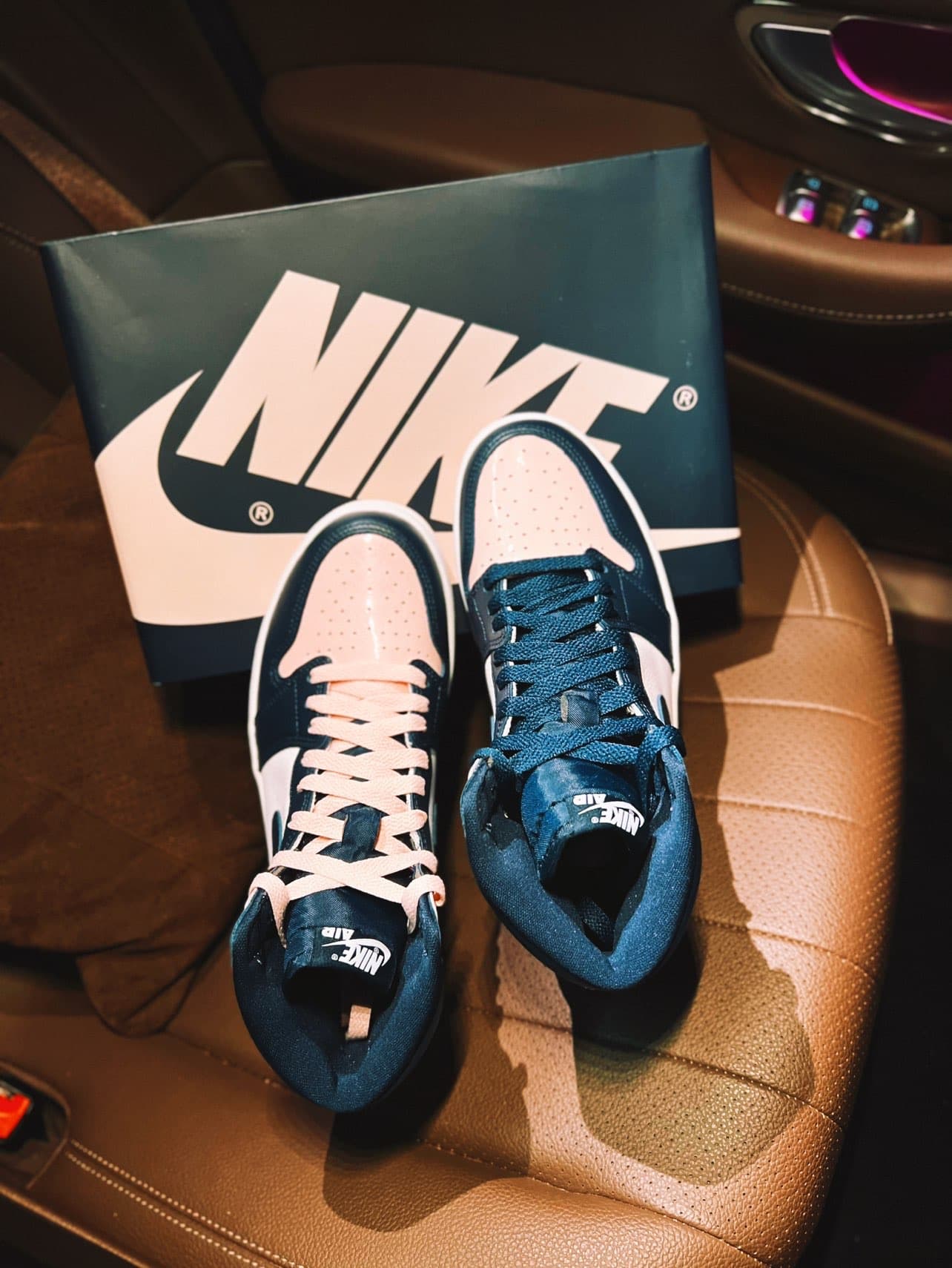 Jordan Air Jordan 1 retro high og "atmosphere" 'Bubble Gum' - photo of buyer Любовь