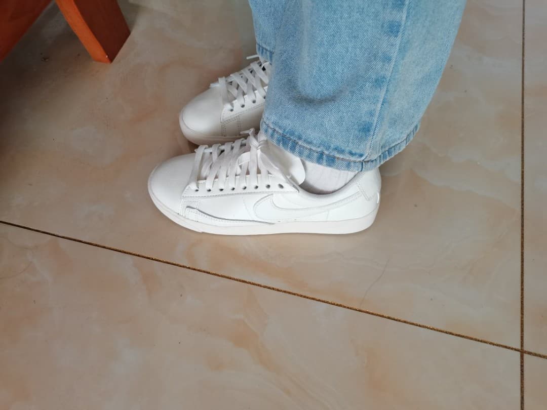 Nike Blazer Low LE Sail Leather - фото покупателя Антонина