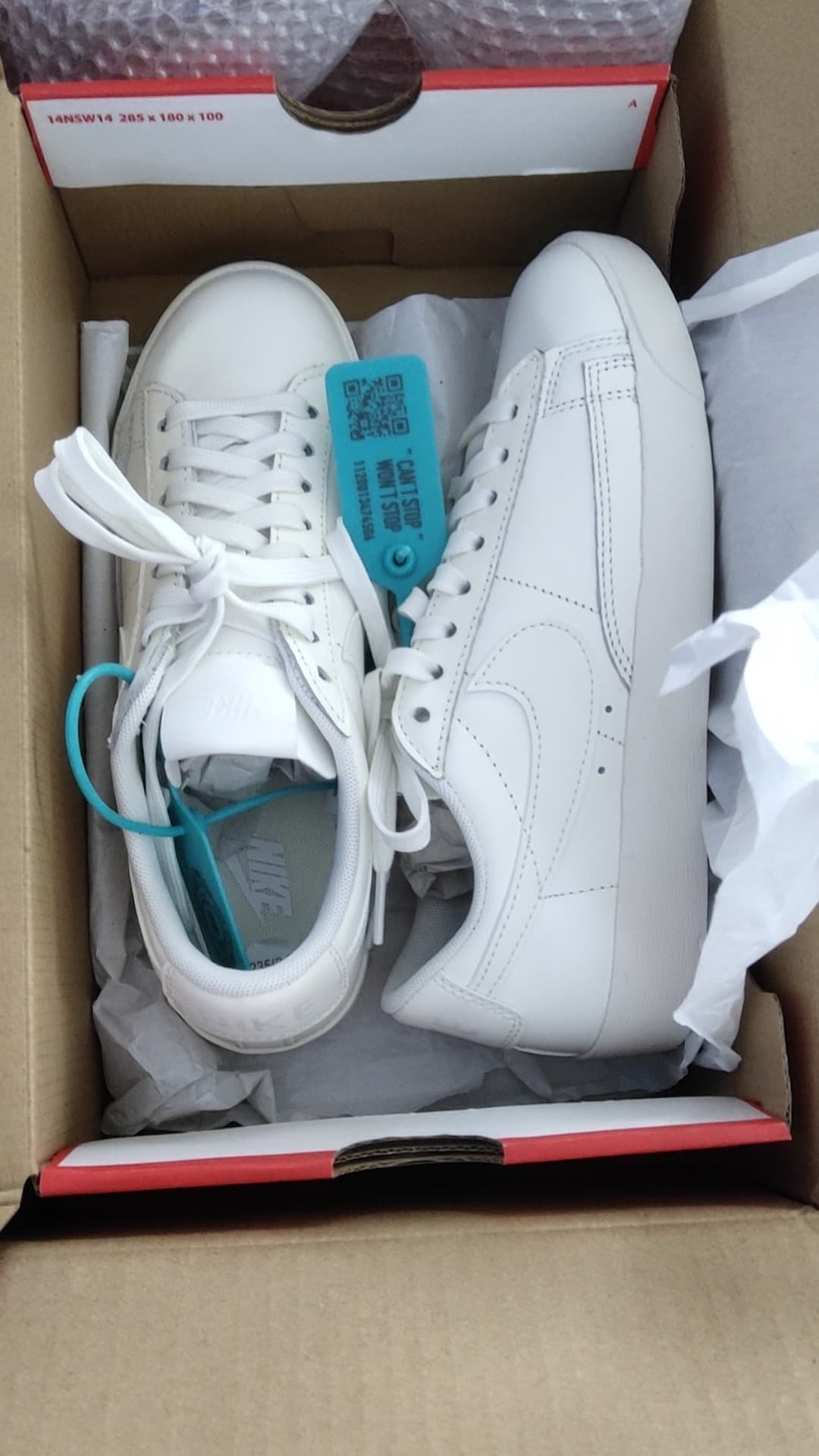 Nike Blazer Low LE Sail Leather - фото покупателя Лида