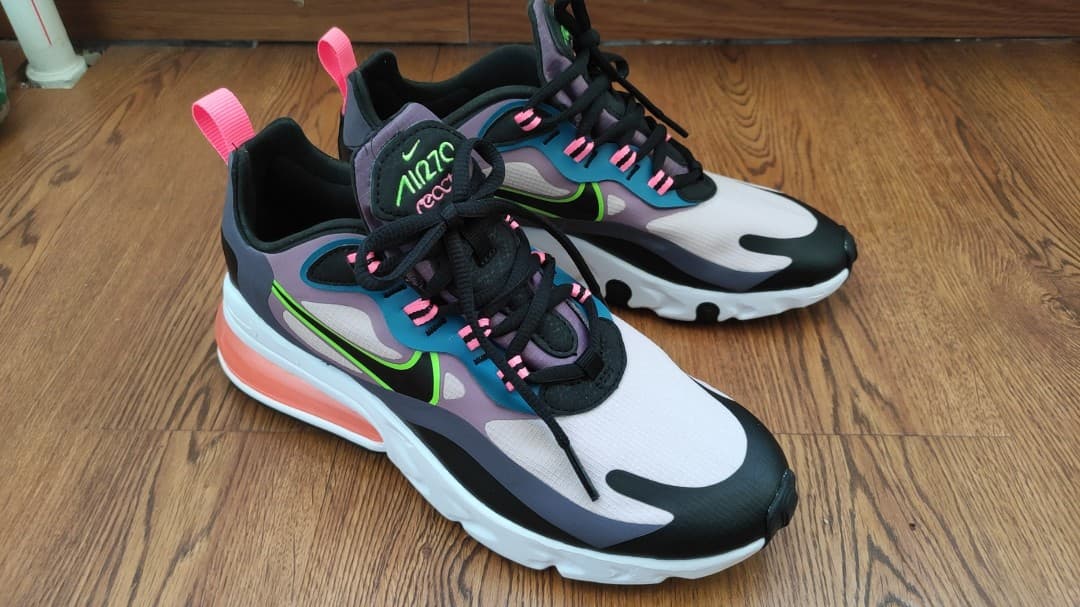 Nike Air Max 270 React PurpleBlack - фото покупателя Оля