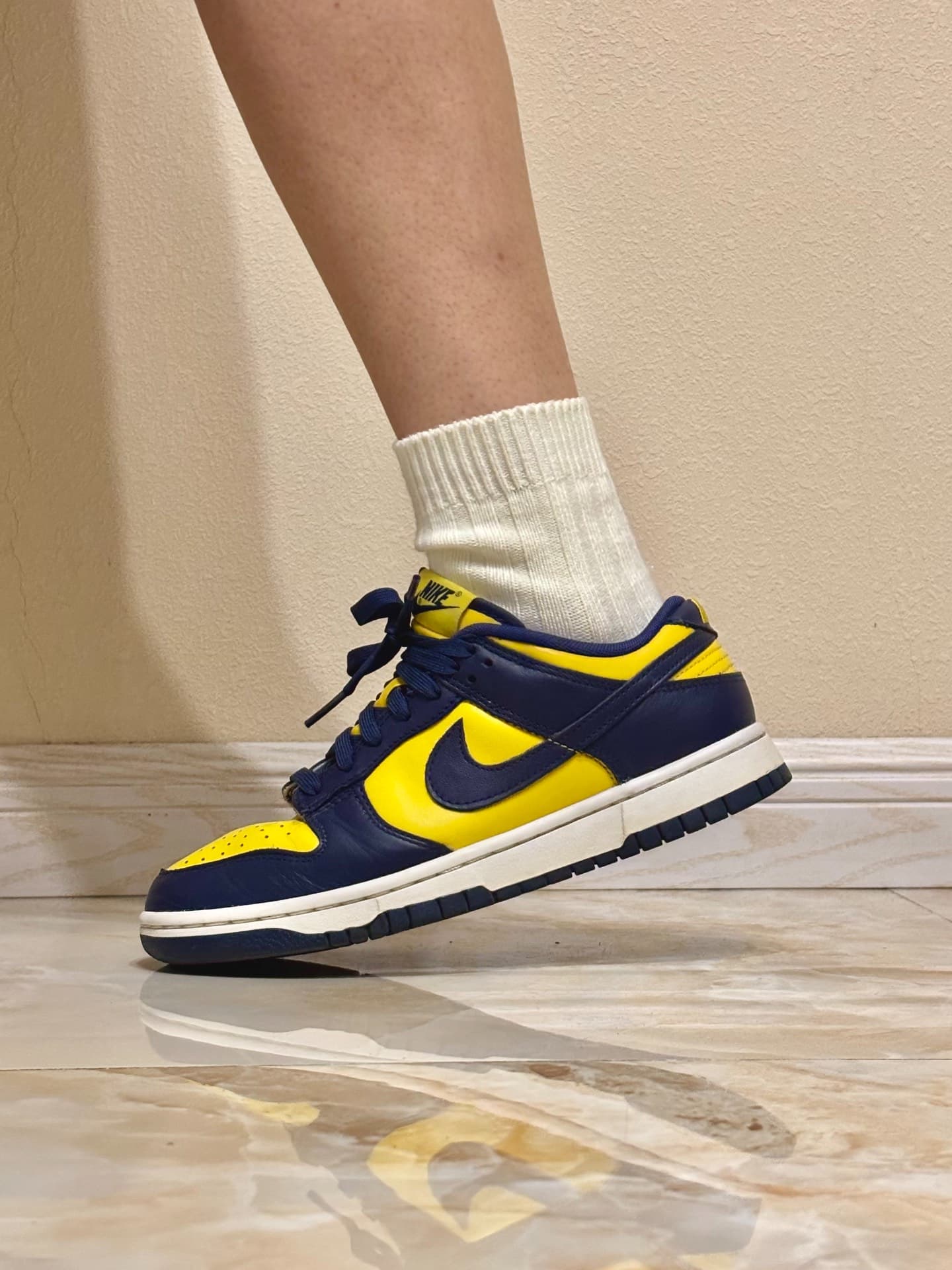 Nike Dunk Varsity Maize - фото покупателя Костя