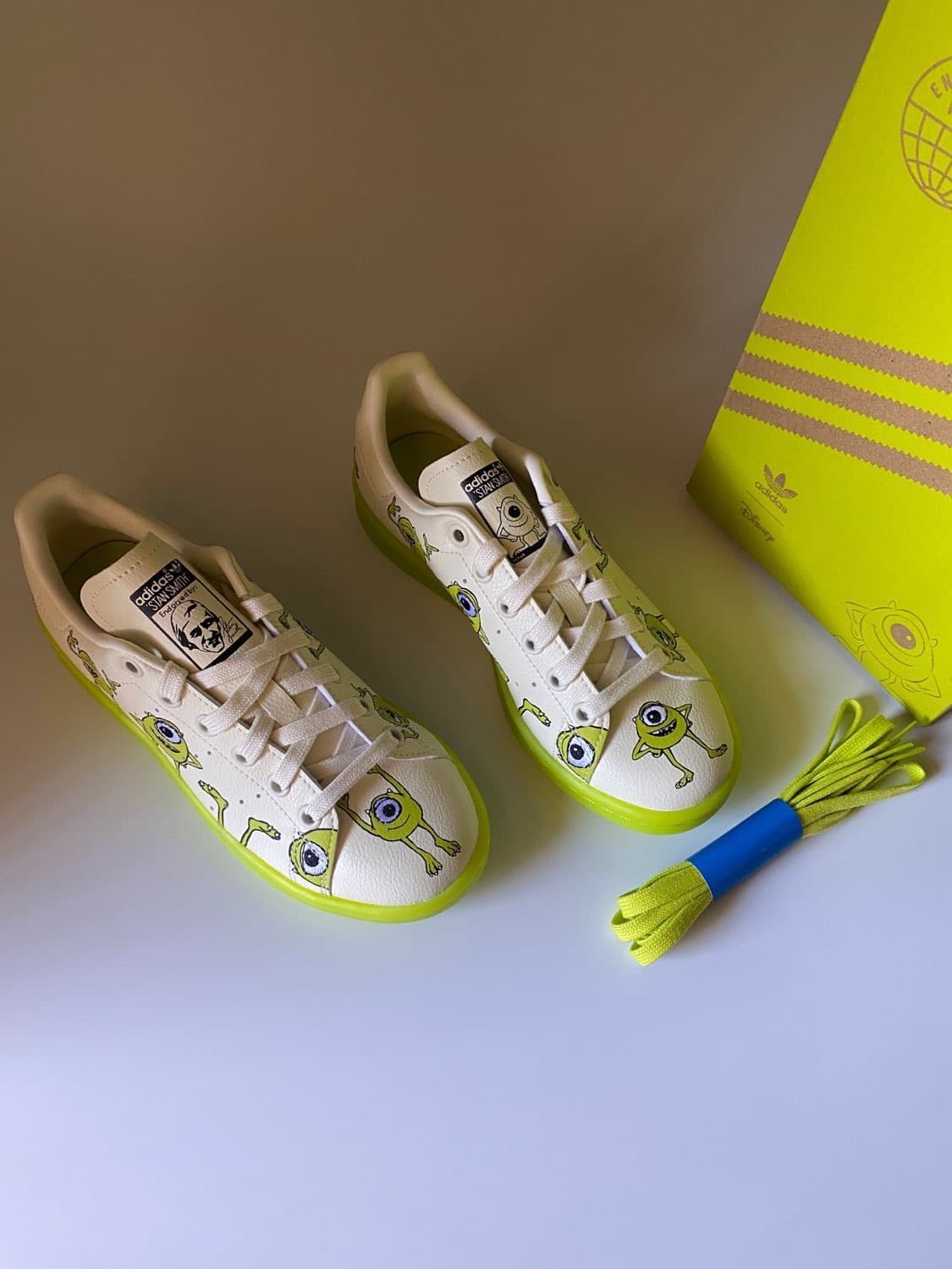 Disney/ x adidas originals StanSmith Primegreen "Mike Wzowski" - photo of buyer Елизавета