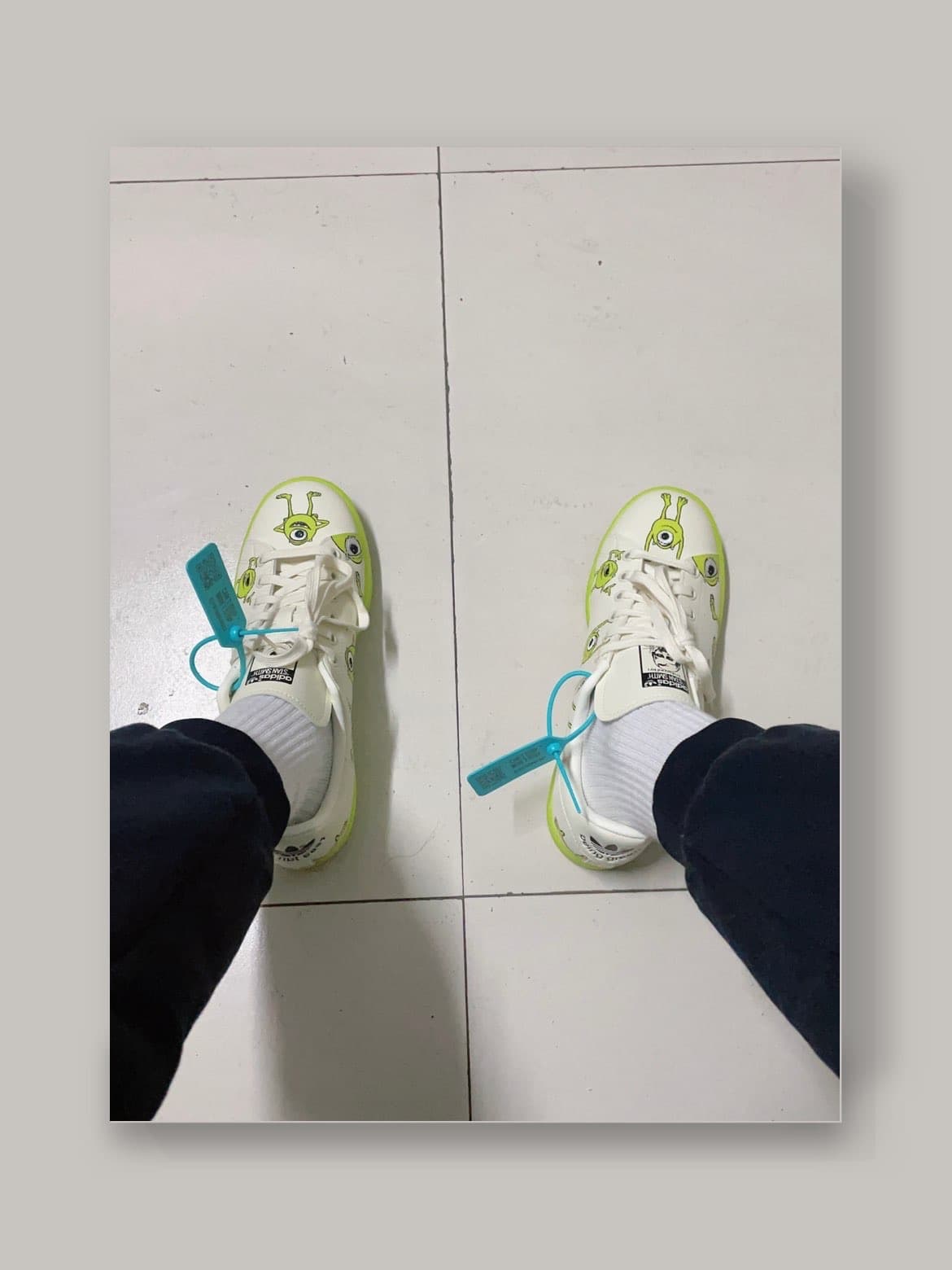 Disney/ x adidas originals StanSmith Primegreen "Mike Wzowski" - photo of buyer Денис