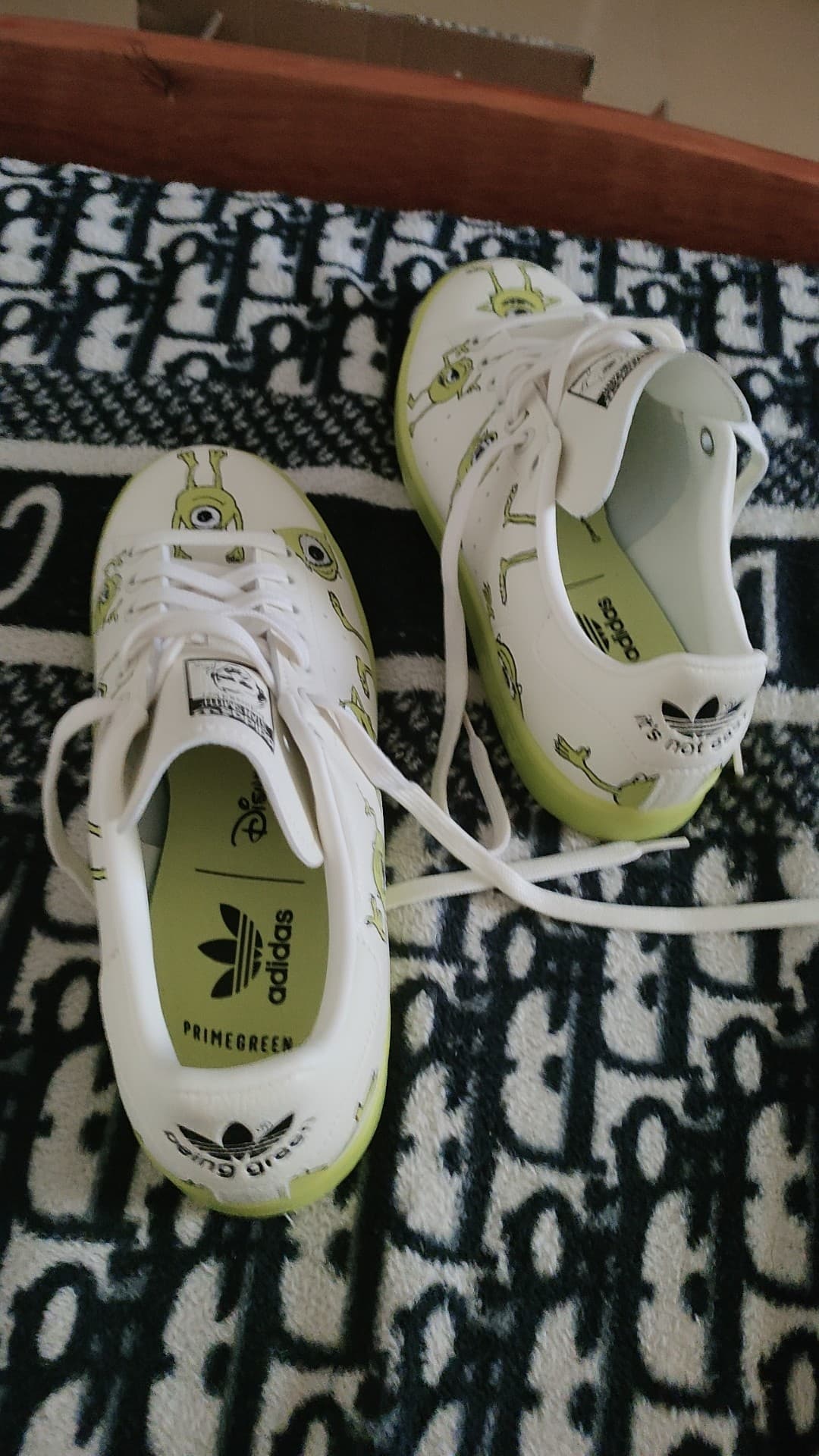 Disney/ x adidas originals StanSmith Primegreen "Mike Wzowski" - photo of buyer Надя