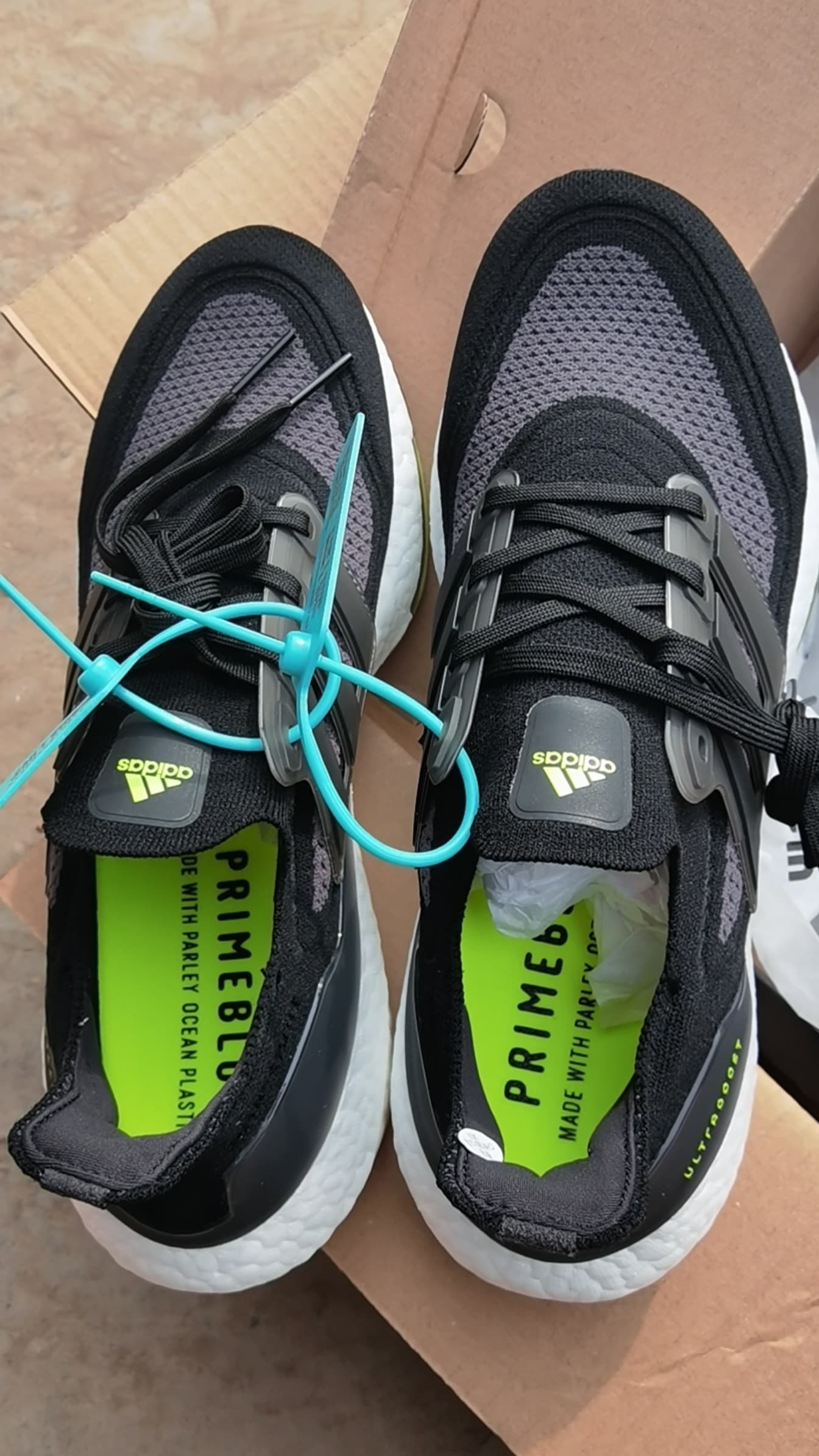 adidas UltraBoost 21 Black Silver Metallic - photo of buyer Григорий