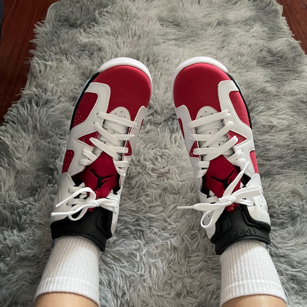 Air Jordan 6 Retro "Carmine" 2021 - photo of buyer Алла