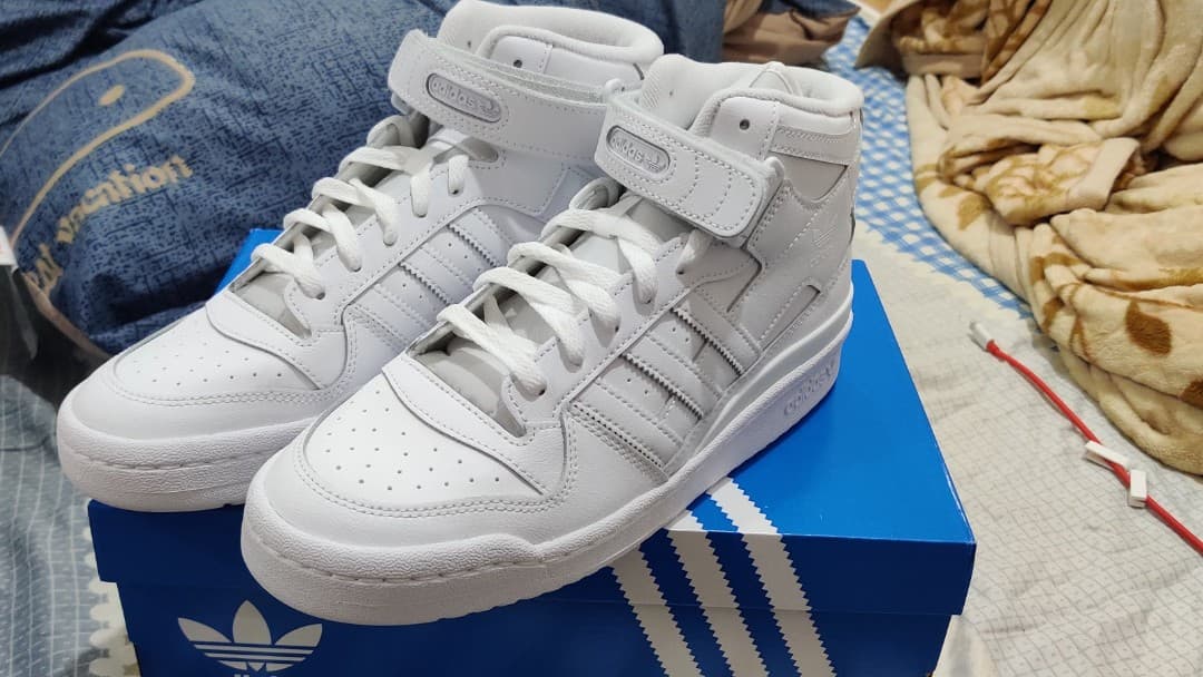 adidas originals FORUM Mid Cloud White - фото покупателя Наталья