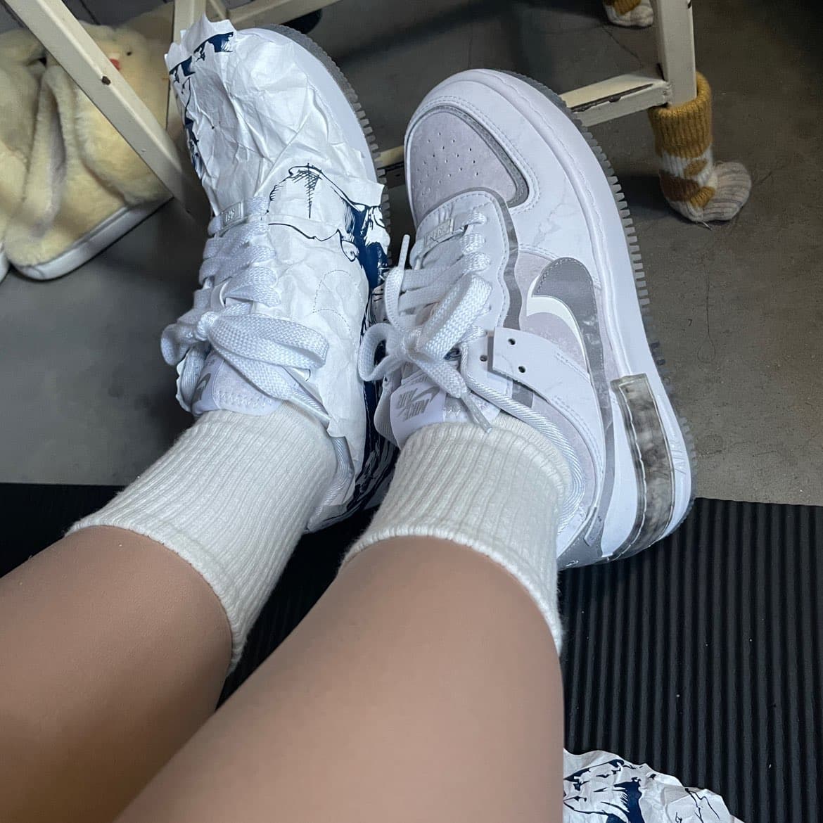 Nike Air Force 1 shadow "goddess of victory" - photo of buyer Таня