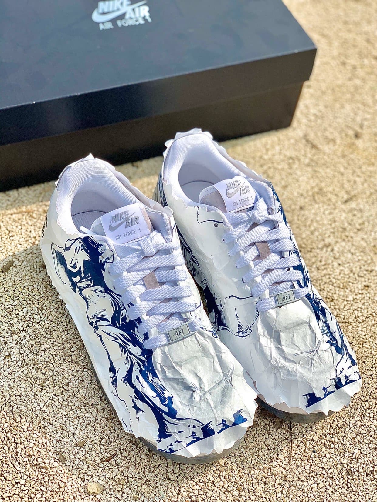 Nike Air Force 1 shadow "goddess of victory" - photo of buyer Алла
