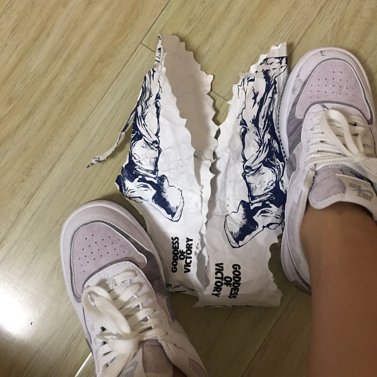 Nike Air Force 1 shadow "goddess of victory" - photo of buyer Леонид