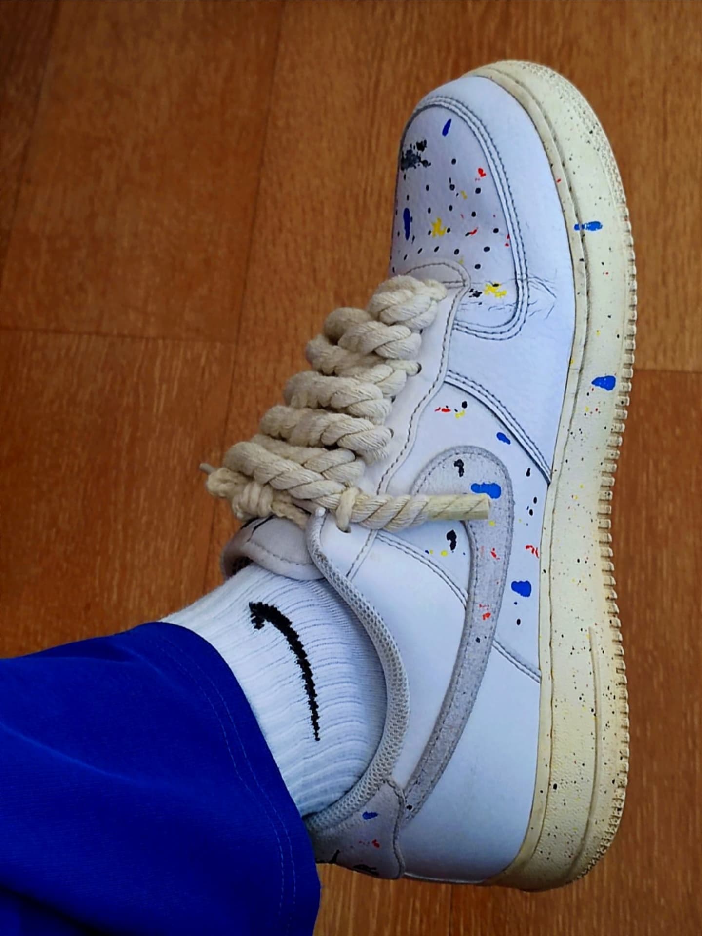 Nike Air Force 1 '07 LV8 Low "Paint Splatter" - фото покупателя Валентин