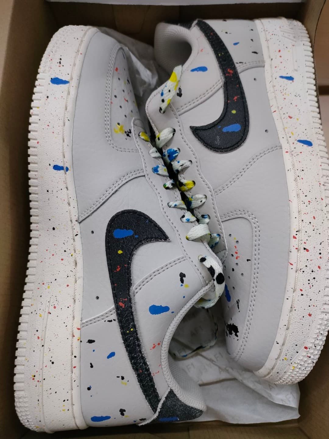 Nike Air Force 1 '07 LV8 Low "Paint Splatter" - фото покупателя Денис
