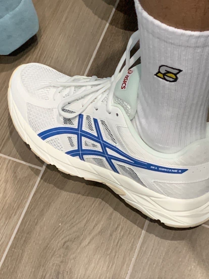 Asics Gel Contend 4 White Blue - фото покупателя Борис