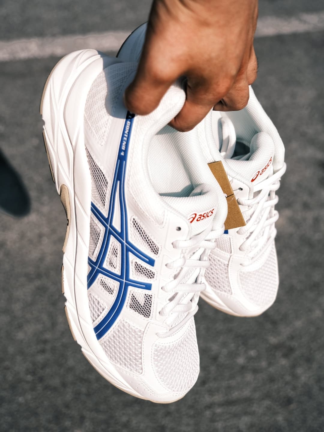 Asics Gel Contend 4 White Blue - фото покупателя Александр