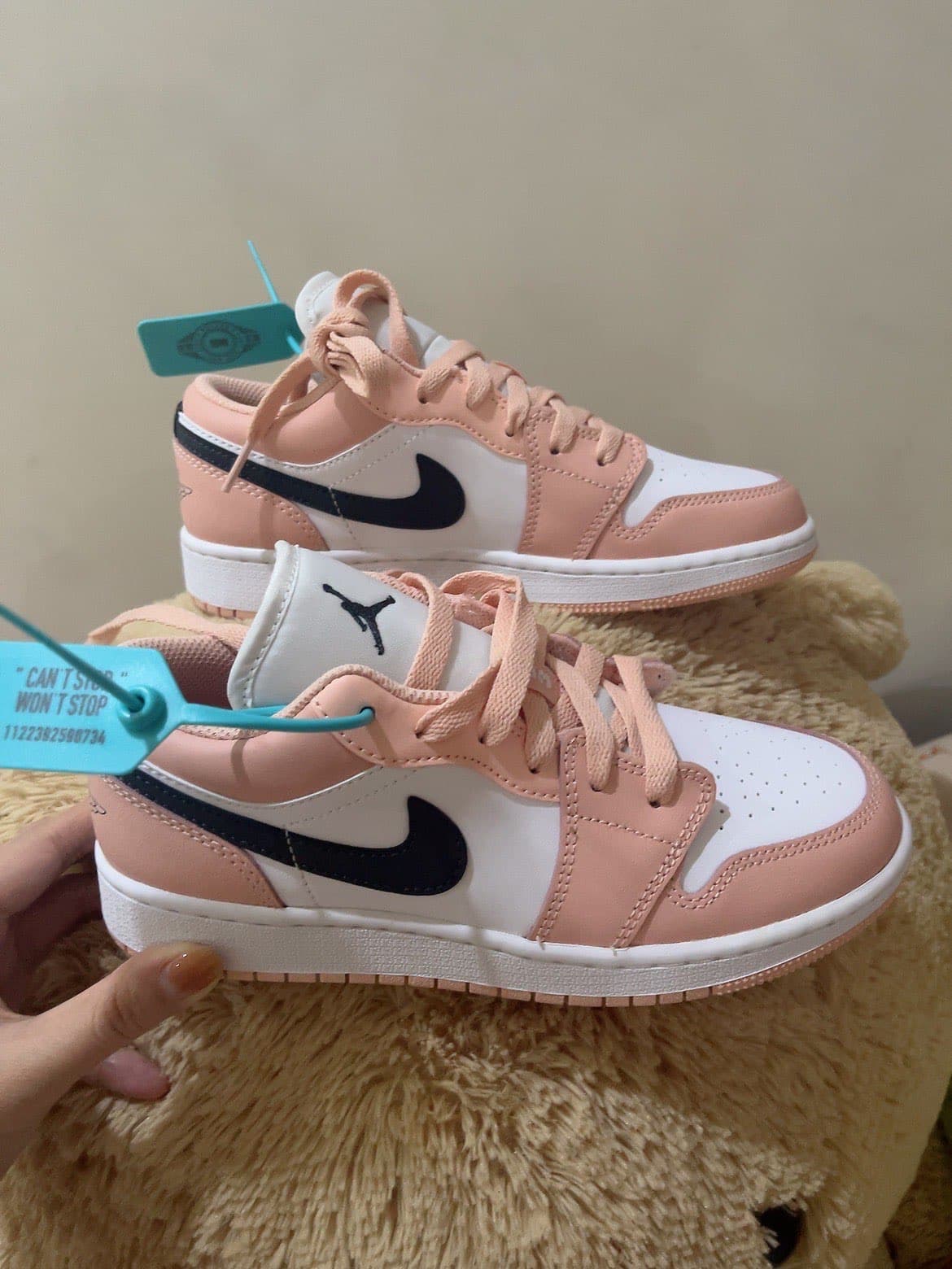 Jordan Air Jordan 1 "Light Arctic Pink" - фото покупателя Валя