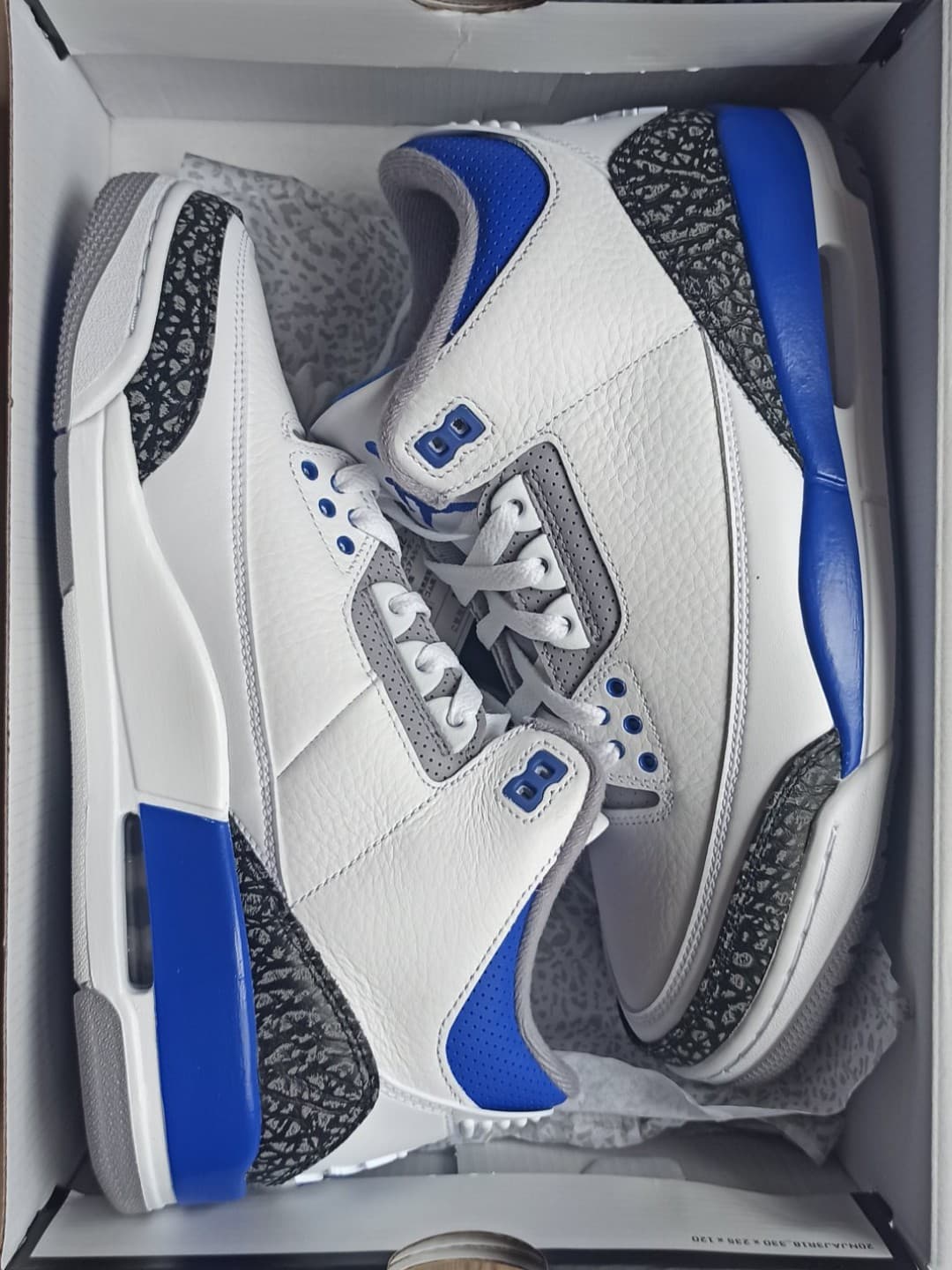 Jordan Air Jordan 3 Retro "Racer Blue" - фото покупателя Костя