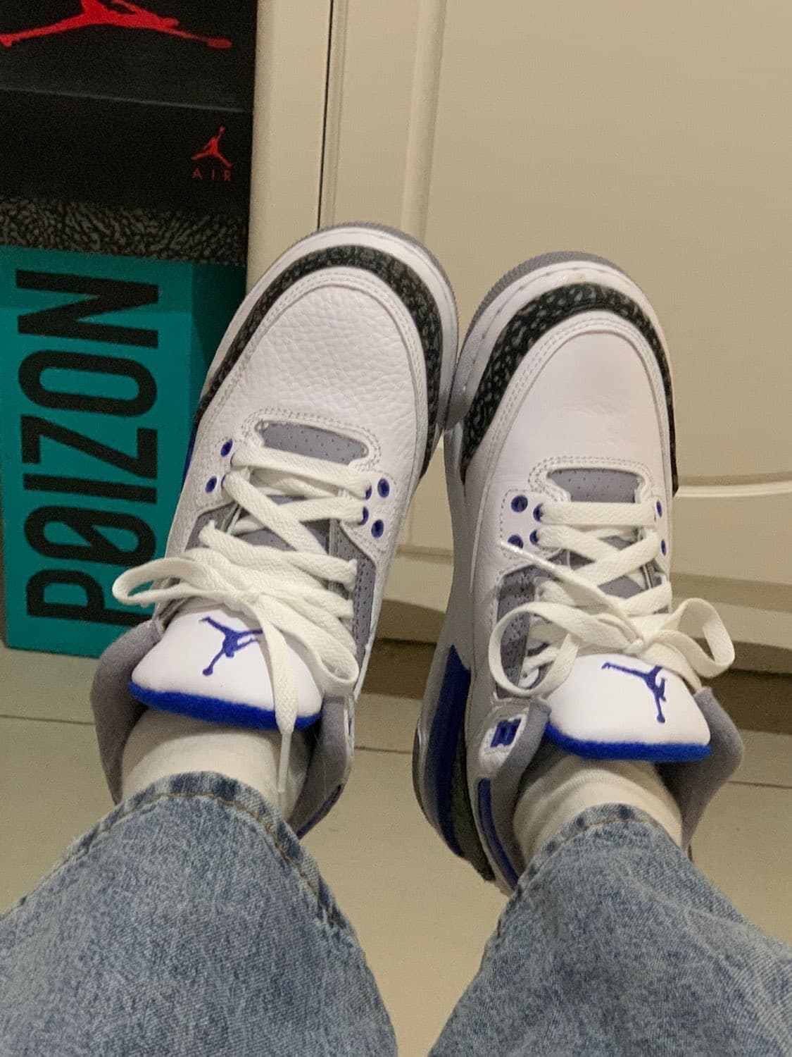 Jordan Air Jordan 3 Retro "Racer Blue" - фото покупателя Саша